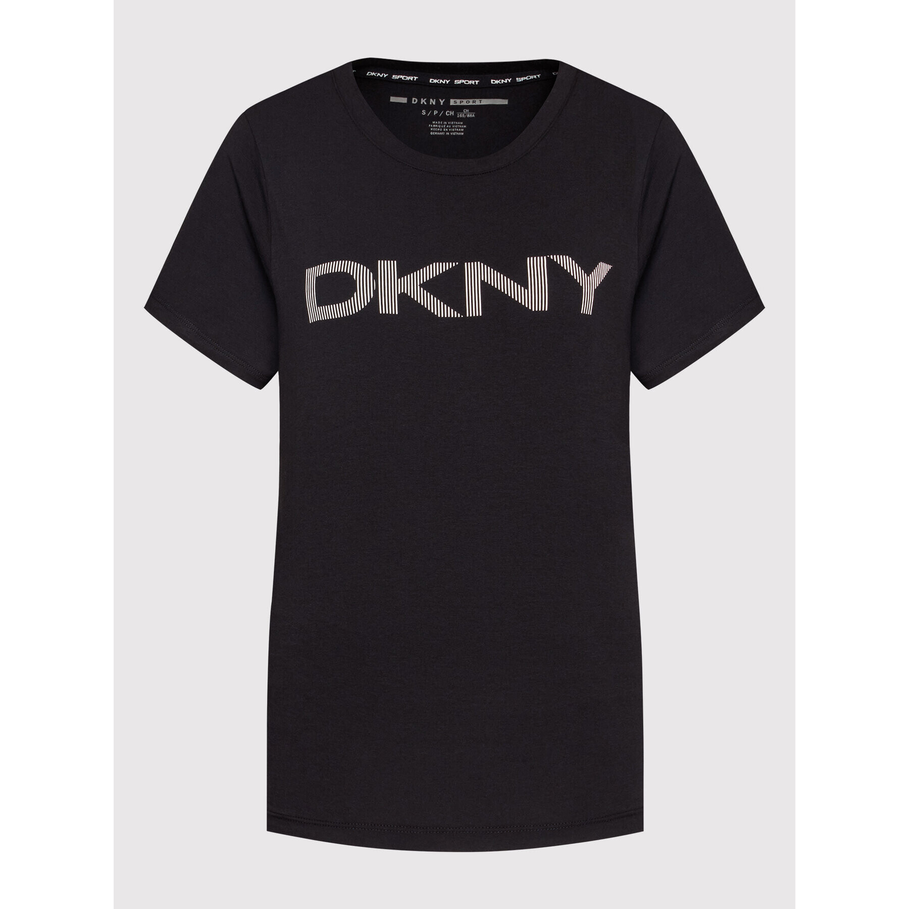 DKNY Sport Тишърт DP1T6749 Черен Regular Fit - Pepit.bg