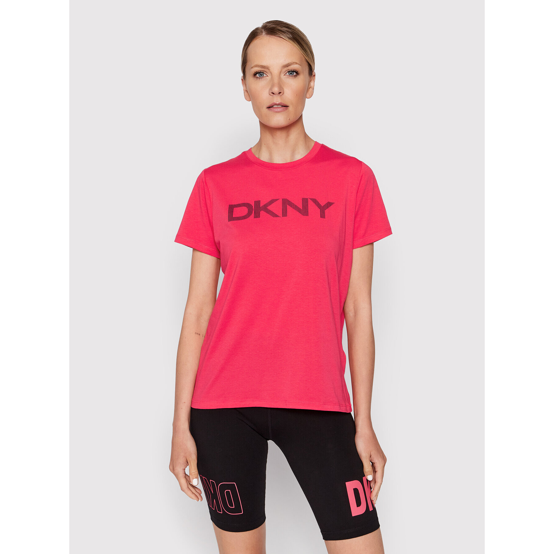 DKNY Sport Тишърт DP1T6749 Розов Regular Fit - Pepit.bg