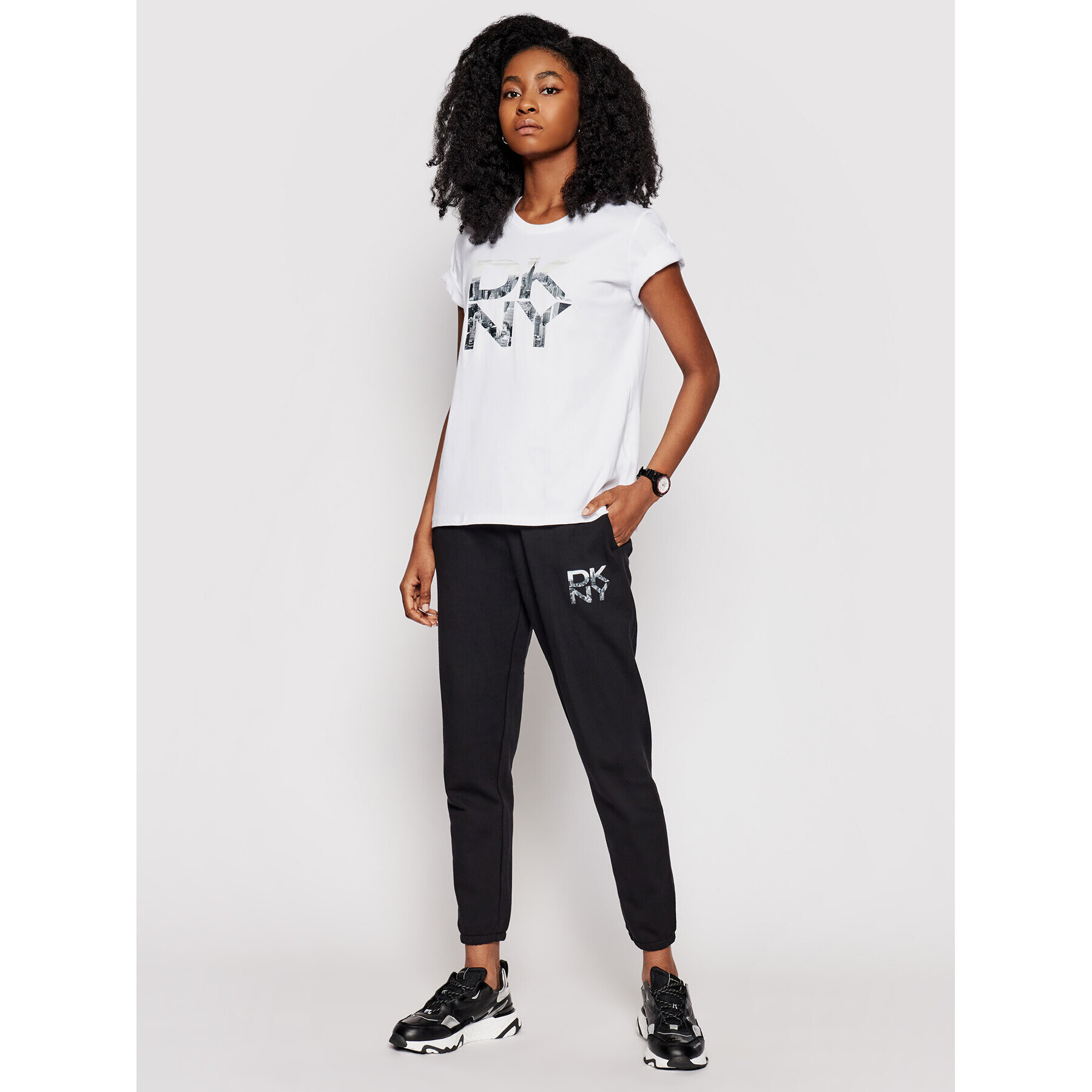 DKNY Sport Тишърт DP1T8009 Бял Regular Fit - Pepit.bg