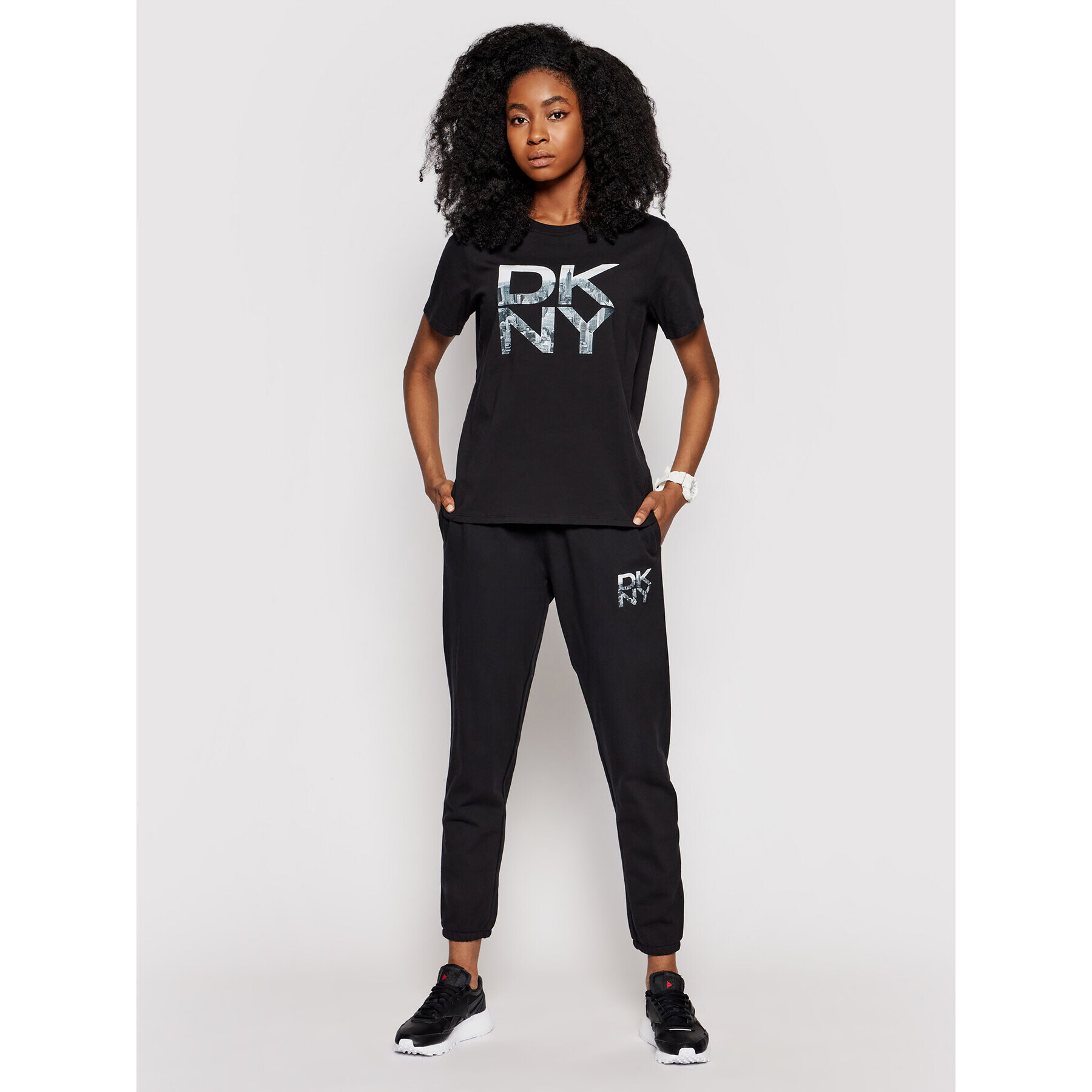 DKNY Sport Тишърт DP1T8009 Черен Regular Fit - Pepit.bg