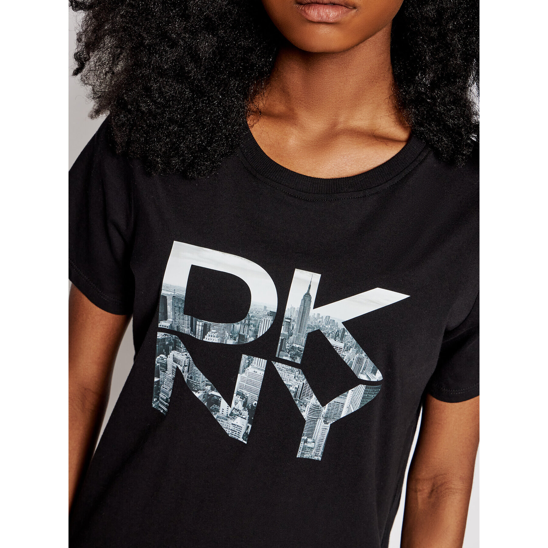 DKNY Sport Тишърт DP1T8009 Черен Regular Fit - Pepit.bg