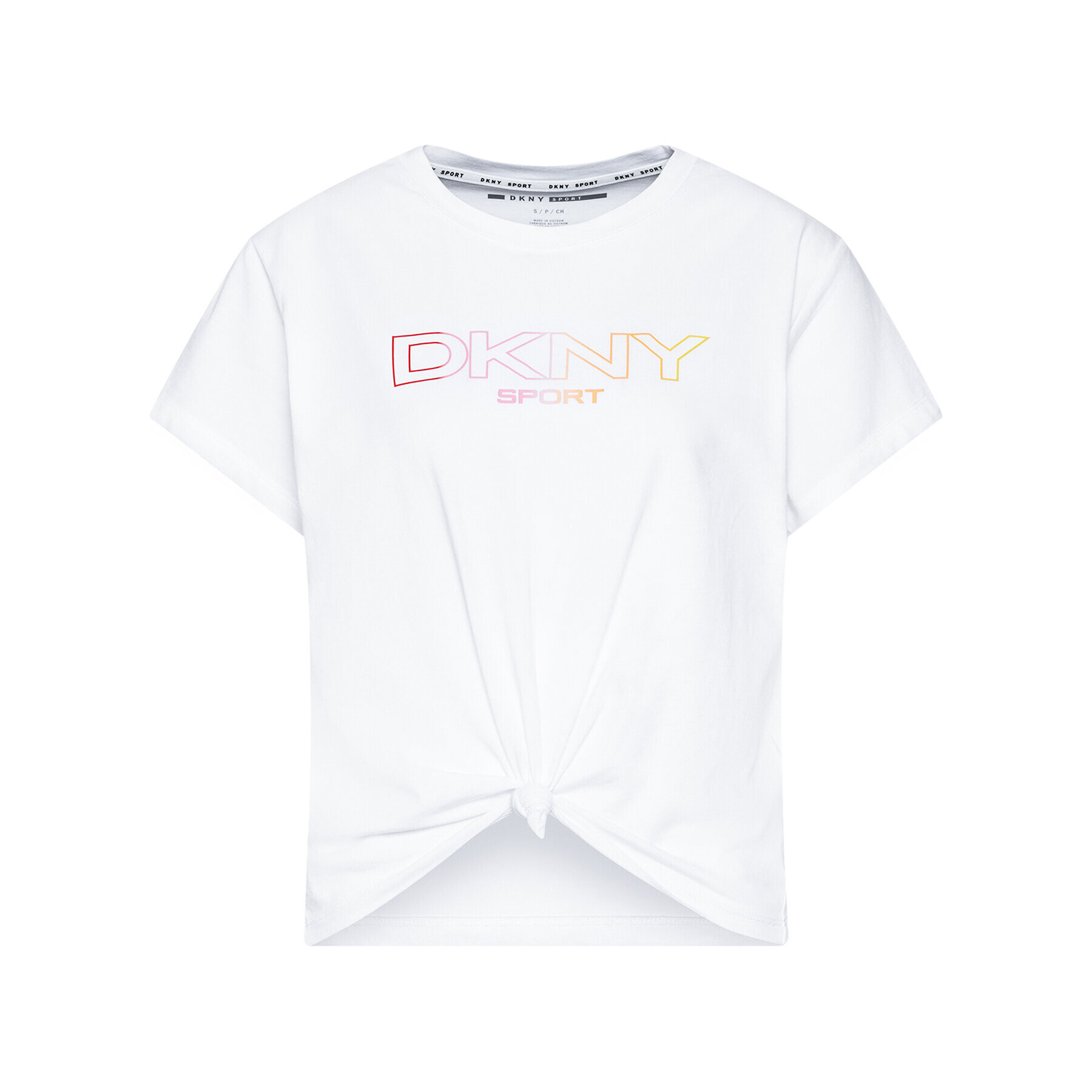 DKNY Sport Тишърт DP1T8020 Бял Regular Fit - Pepit.bg