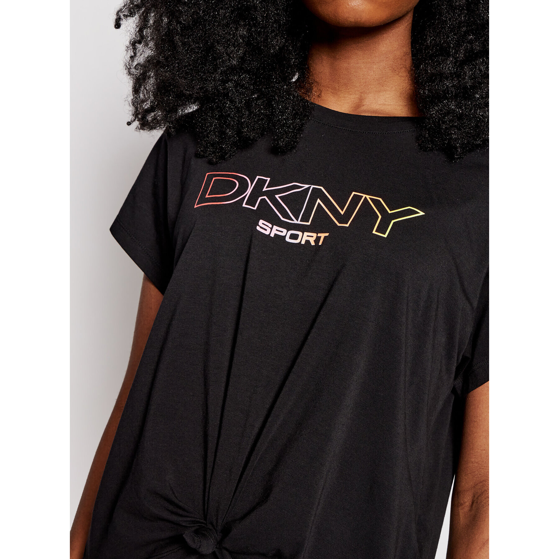 DKNY Sport Тишърт DP1T8020 Черен Regular Fit - Pepit.bg
