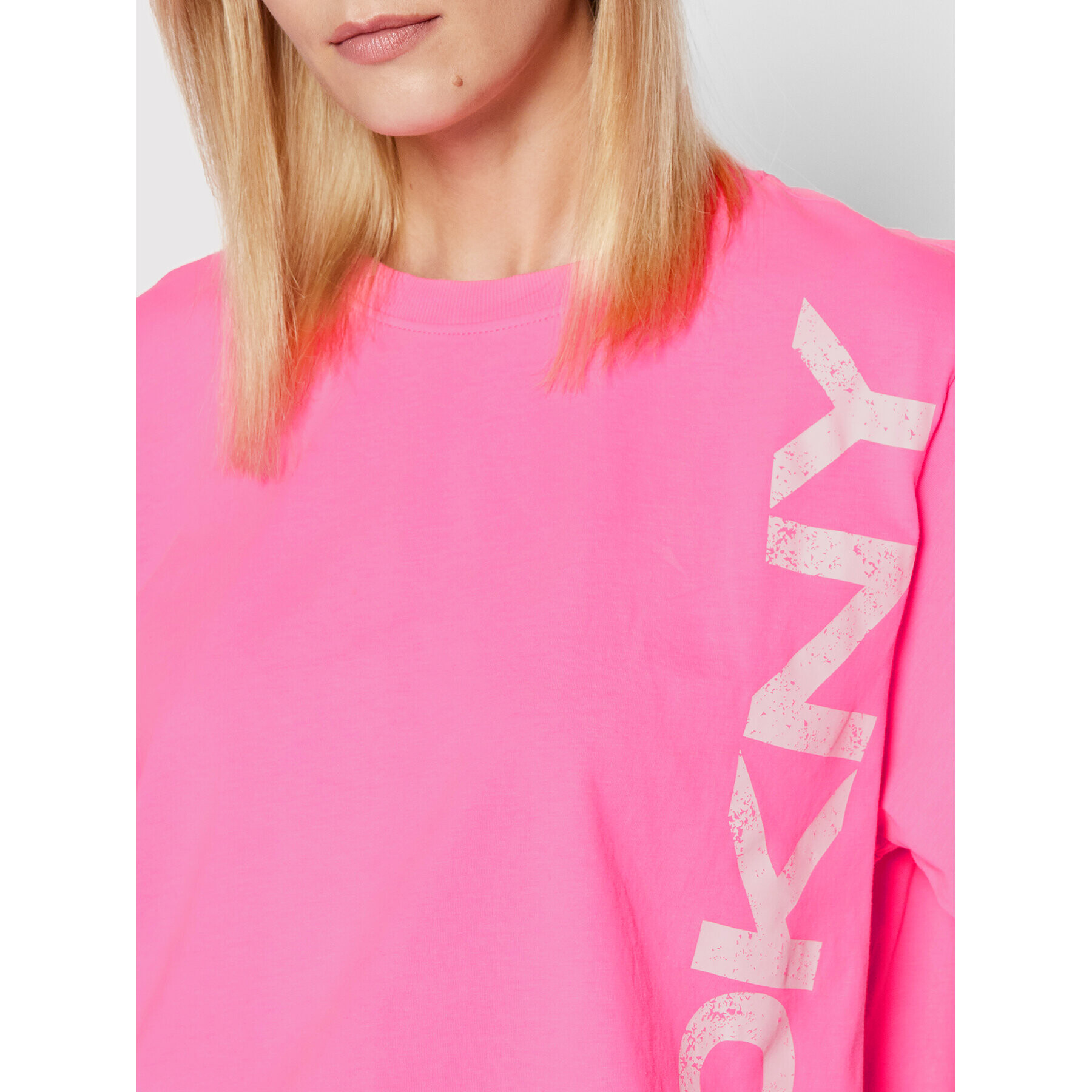 DKNY Sport Тишърт DP1T8459 Розов Relaxed Fit - Pepit.bg