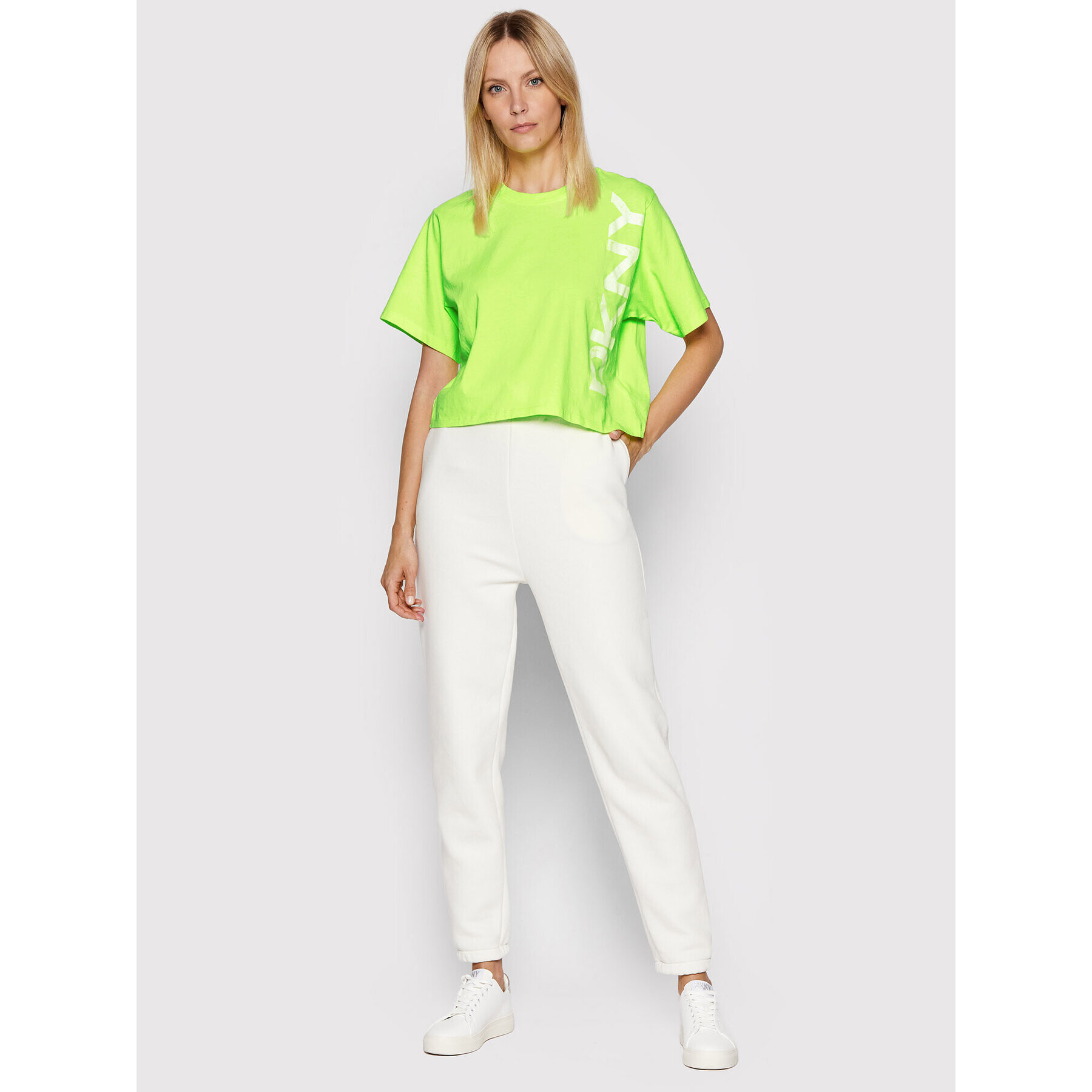 DKNY Sport Тишърт DP1T8459 Зелен Relaxed Fit - Pepit.bg