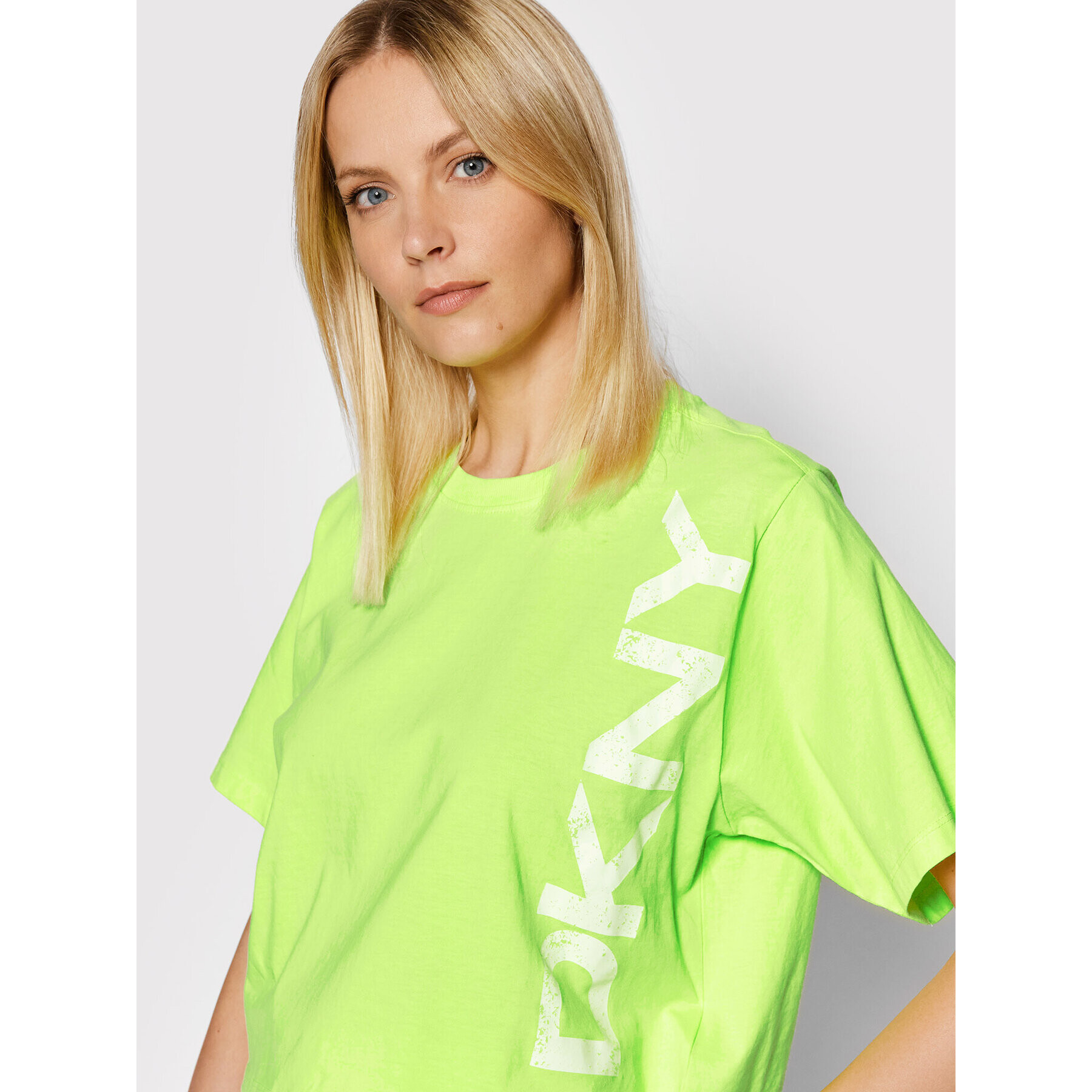 DKNY Sport Тишърт DP1T8459 Зелен Relaxed Fit - Pepit.bg