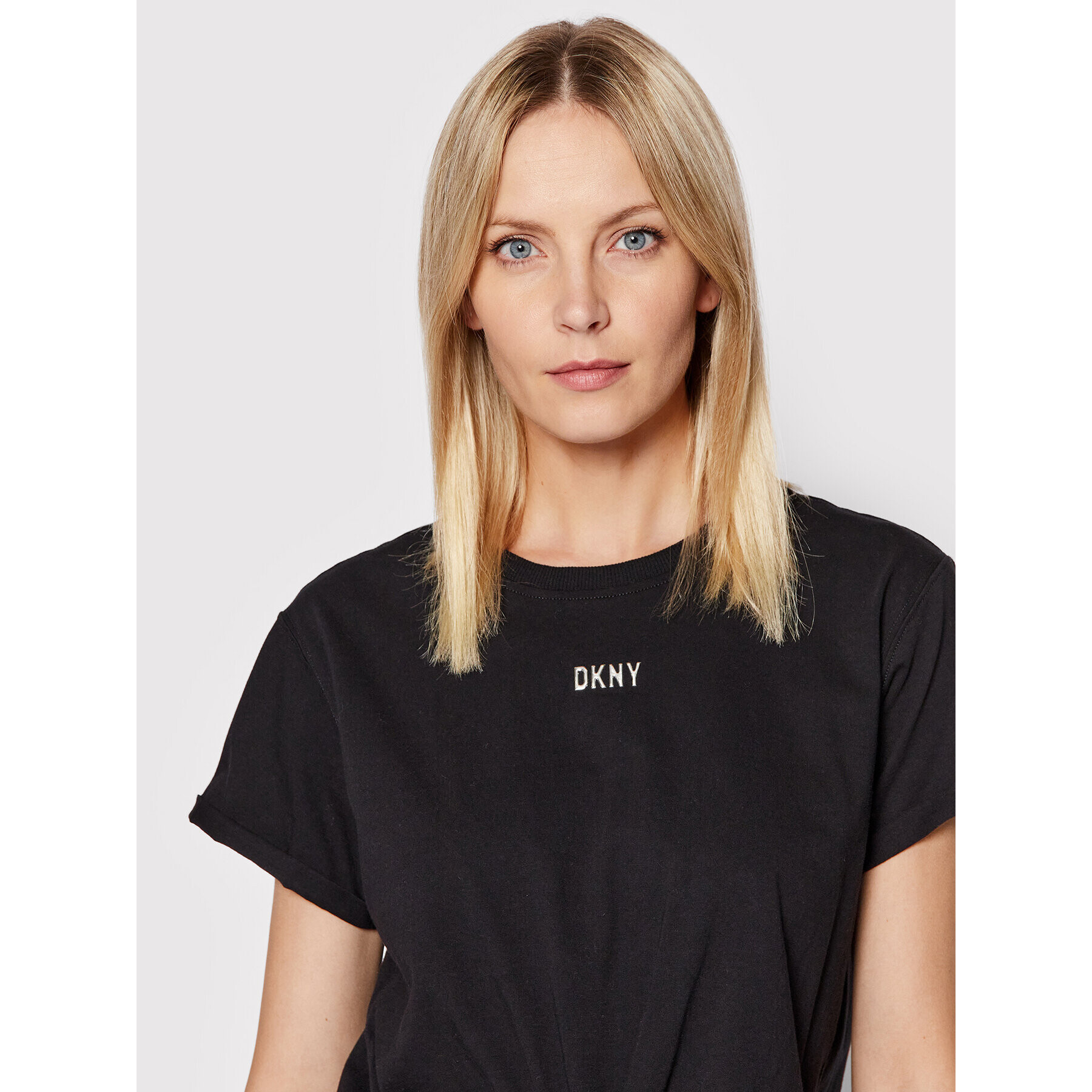 DKNY Sport Тишърт DP1T8521 Черен Regular Fit - Pepit.bg