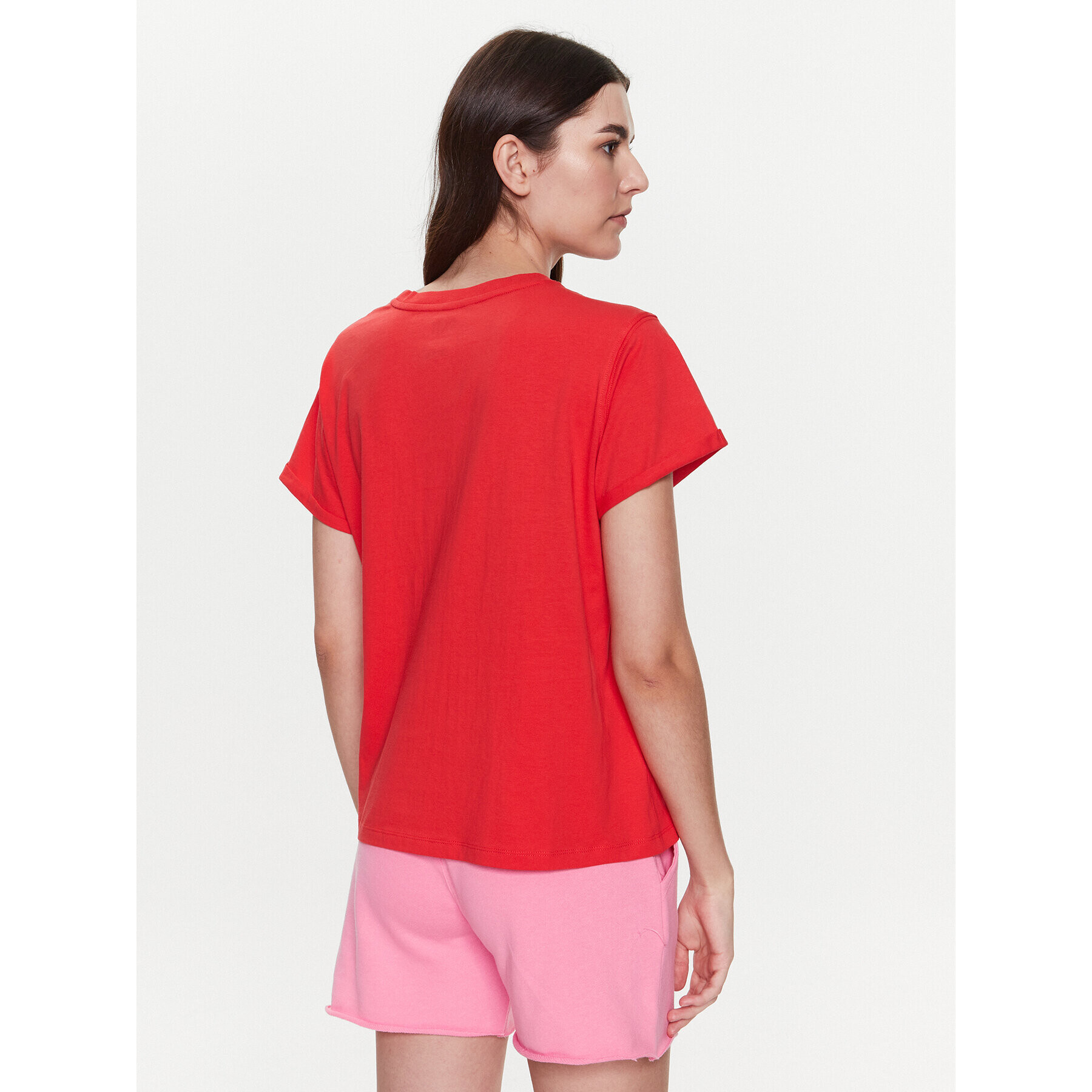 DKNY Sport Тишърт DP1T8521 Червен Classic Fit - Pepit.bg