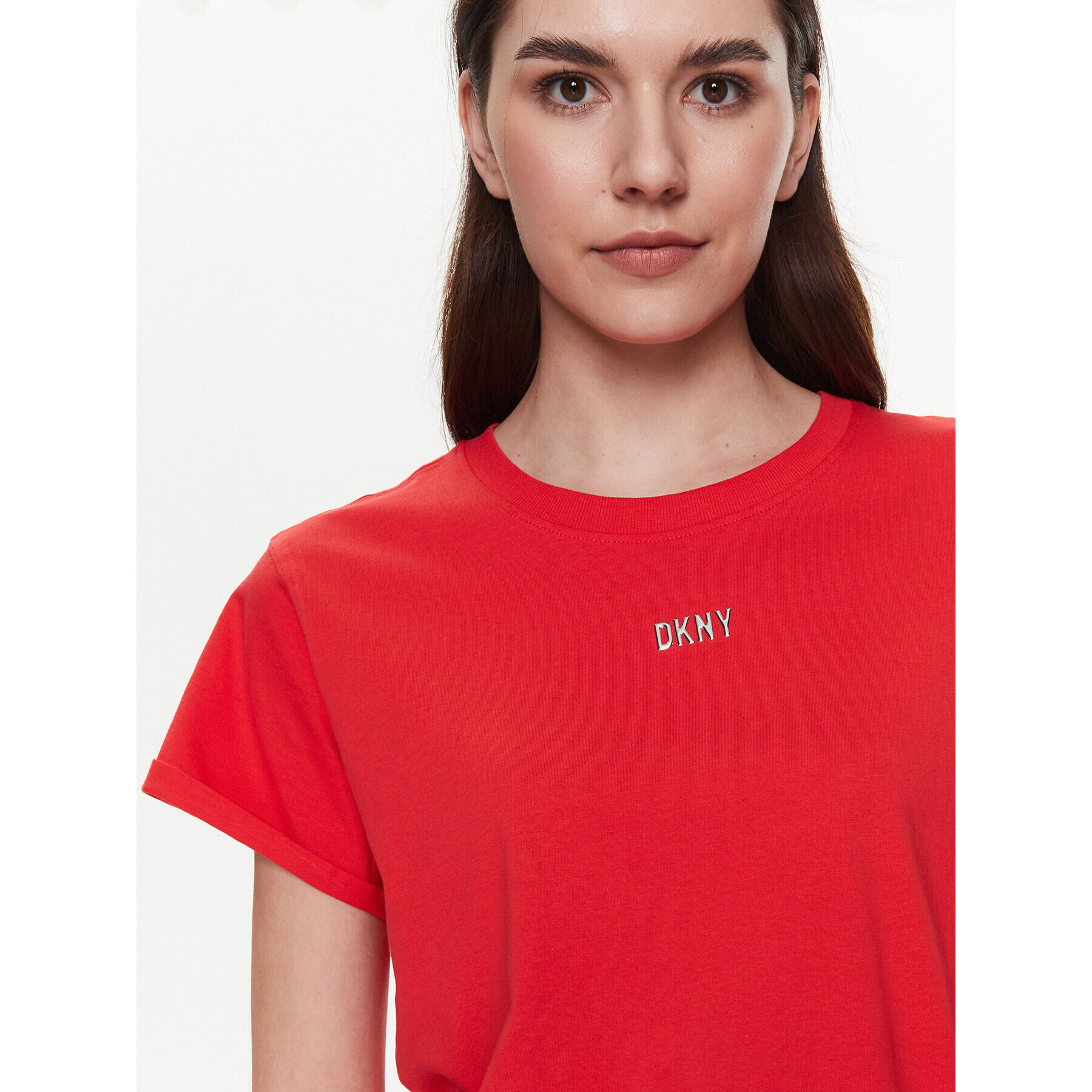 DKNY Sport Тишърт DP1T8521 Червен Classic Fit - Pepit.bg