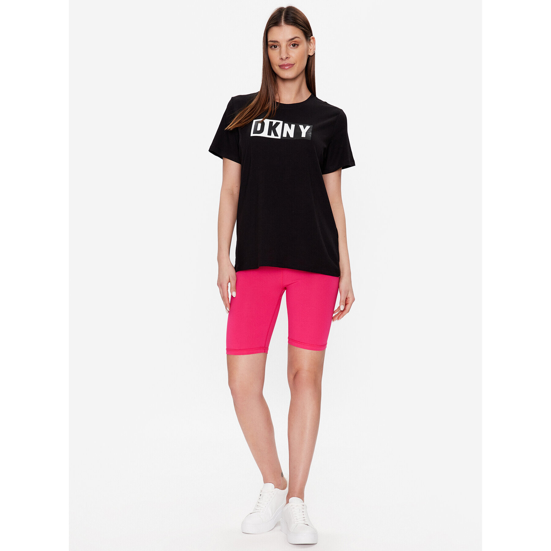 DKNY Sport Тишърт DP2T5894 Черен Classic Fit - Pepit.bg