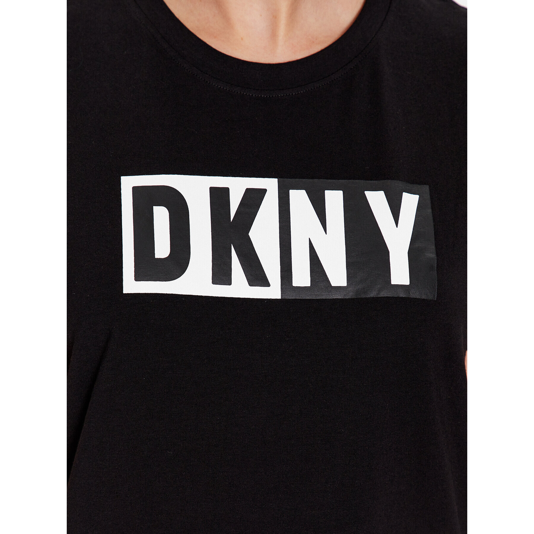DKNY Sport Тишърт DP2T5894 Черен Classic Fit - Pepit.bg