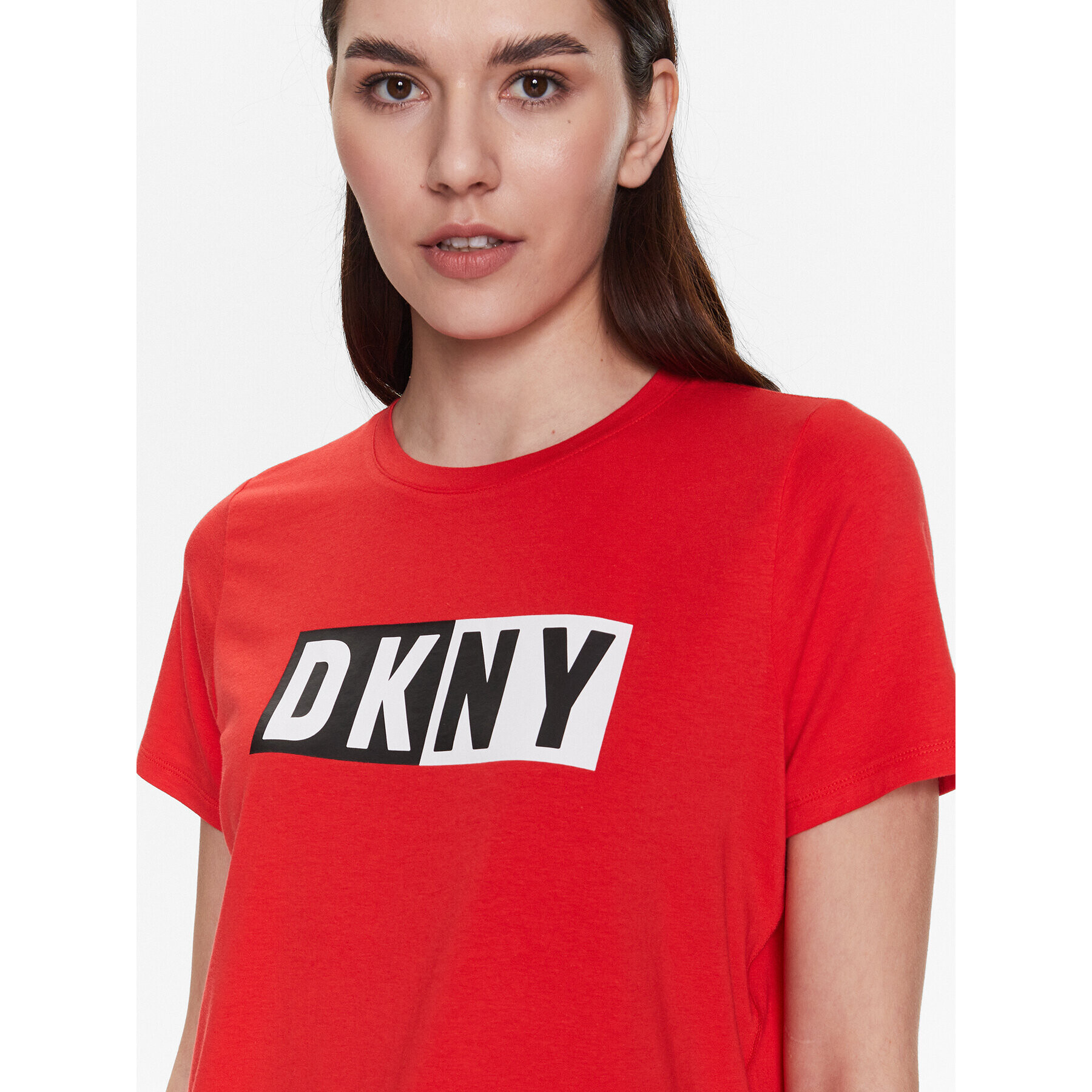 DKNY Sport Тишърт DP2T5894 Червен Classic Fit - Pepit.bg