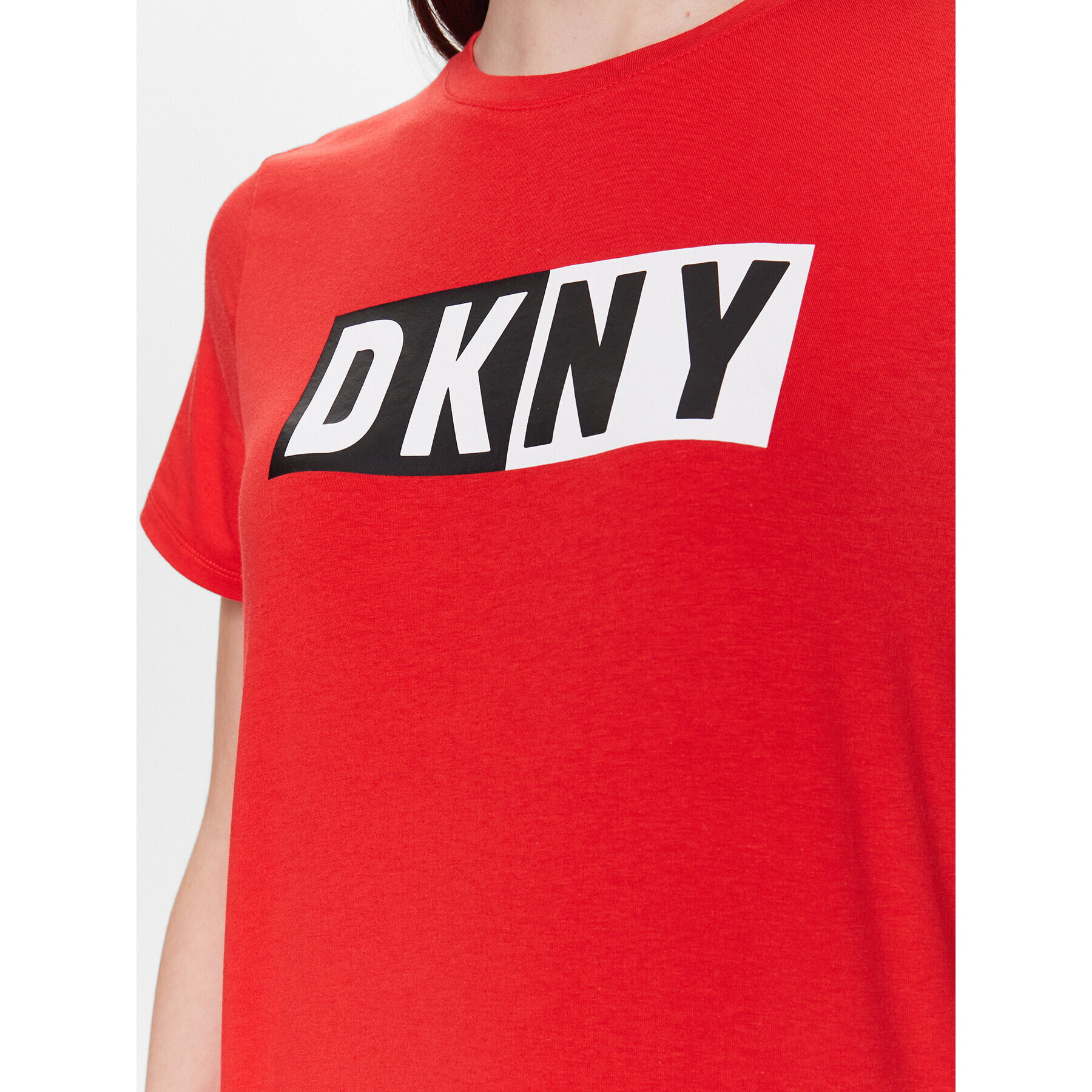DKNY Sport Тишърт DP2T5894 Червен Classic Fit - Pepit.bg