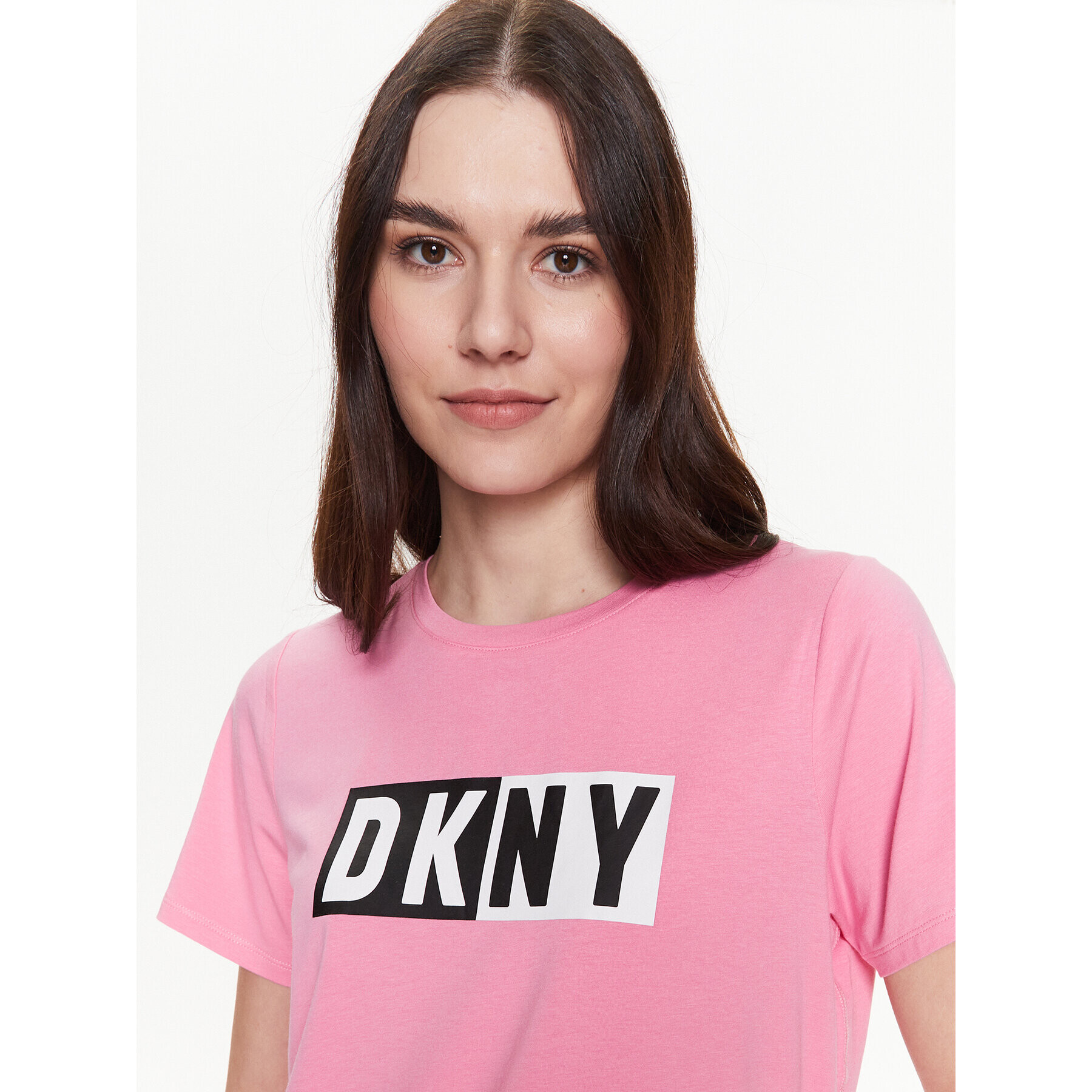 DKNY Sport Тишърт DP2T5894 Розов Classic Fit - Pepit.bg