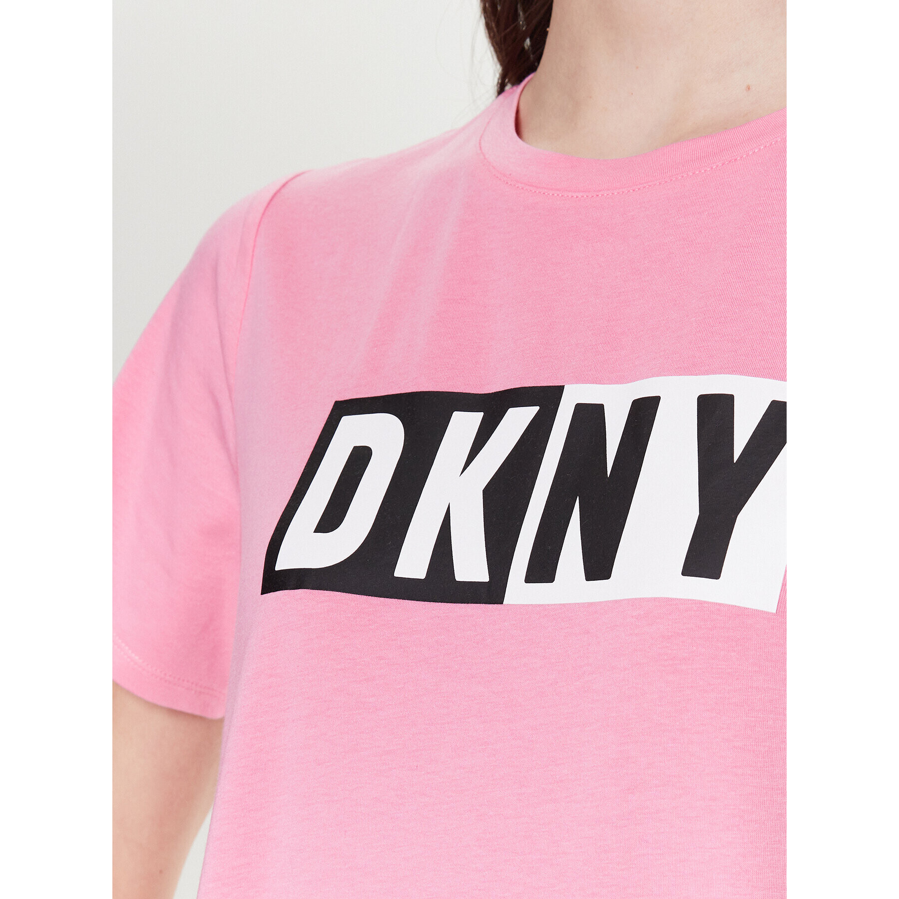 DKNY Sport Тишърт DP2T5894 Розов Classic Fit - Pepit.bg