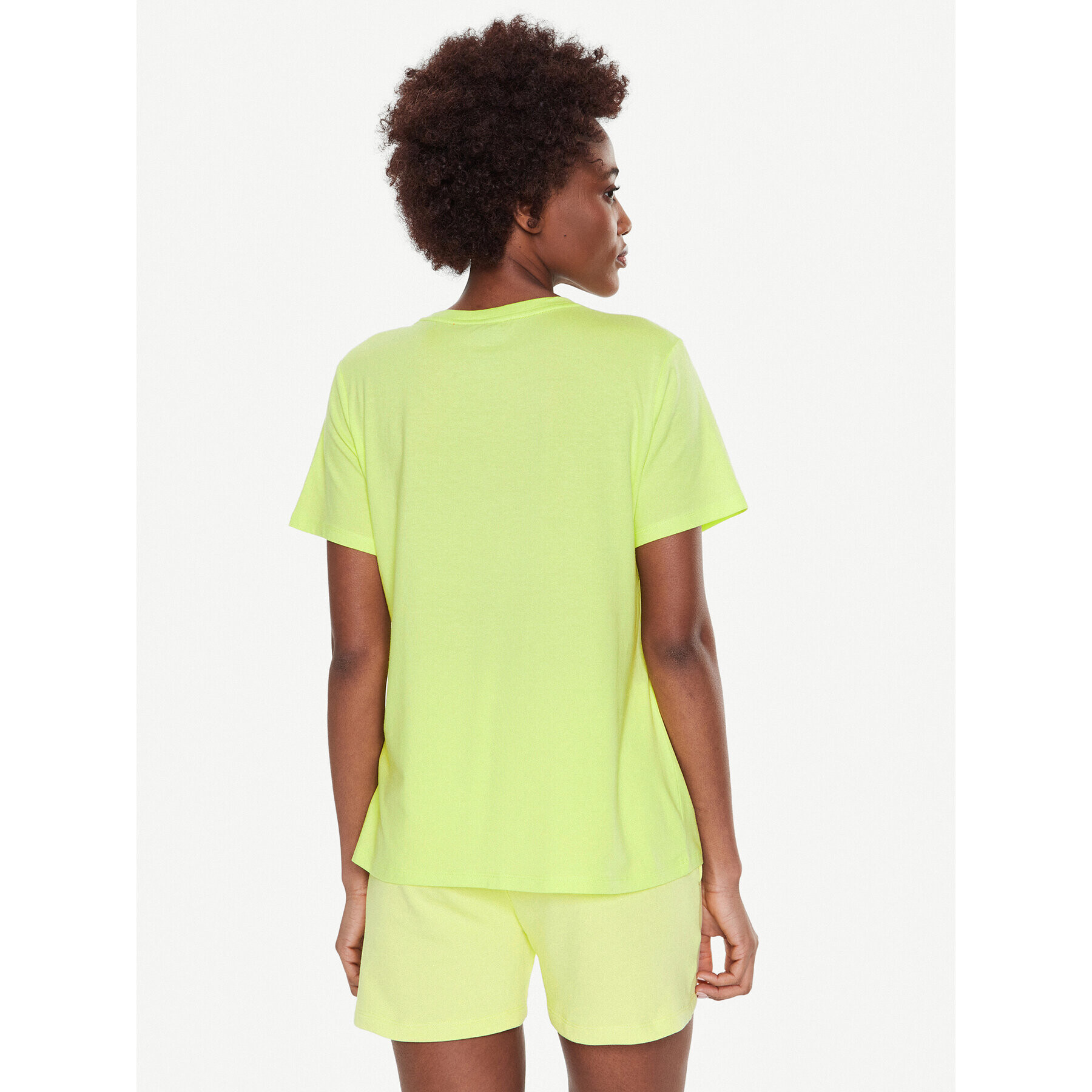 DKNY Sport Тишърт DP2T5894 Жълт Classic Fit - Pepit.bg