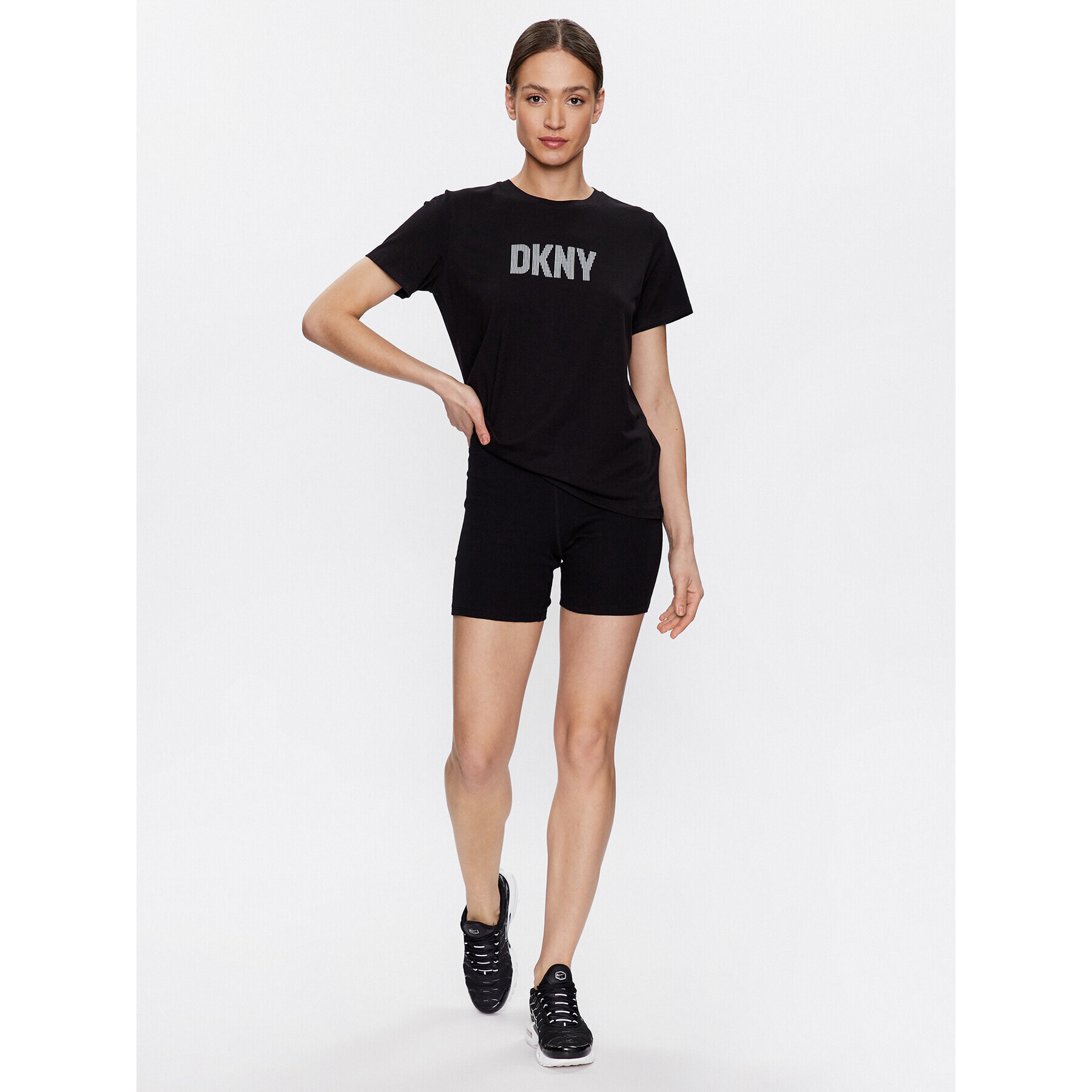 DKNY Sport Тишърт DP2T6749 Черен Classic Fit - Pepit.bg