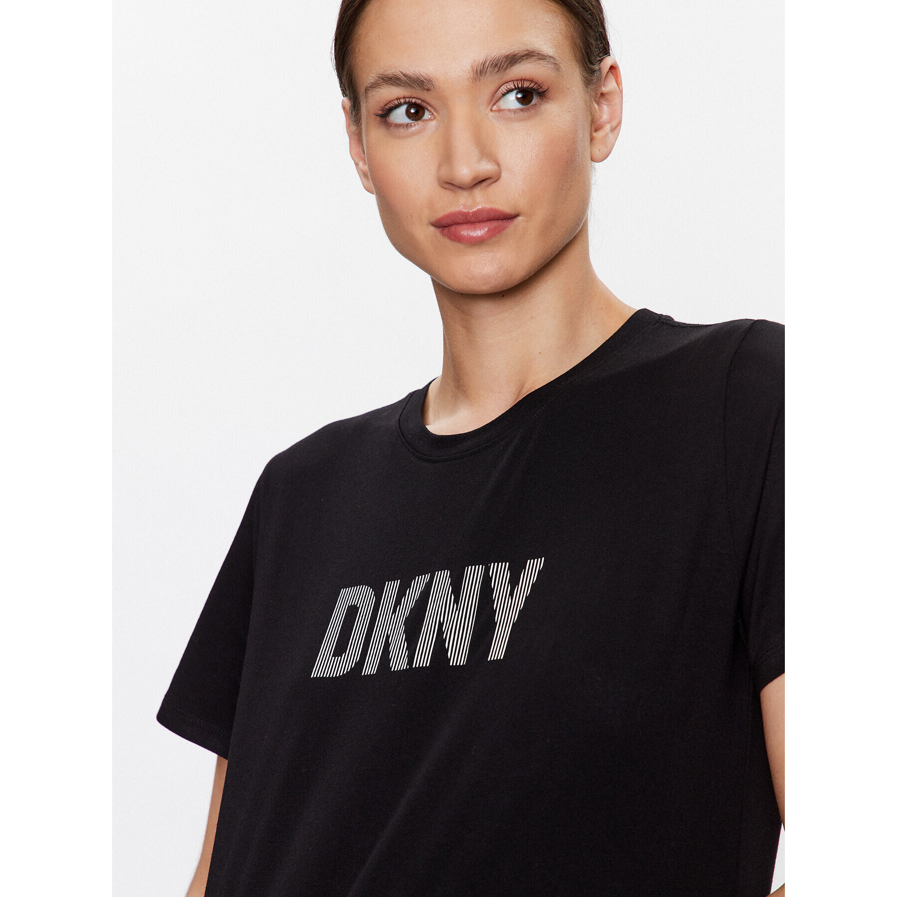 DKNY Sport Тишърт DP2T6749 Черен Classic Fit - Pepit.bg