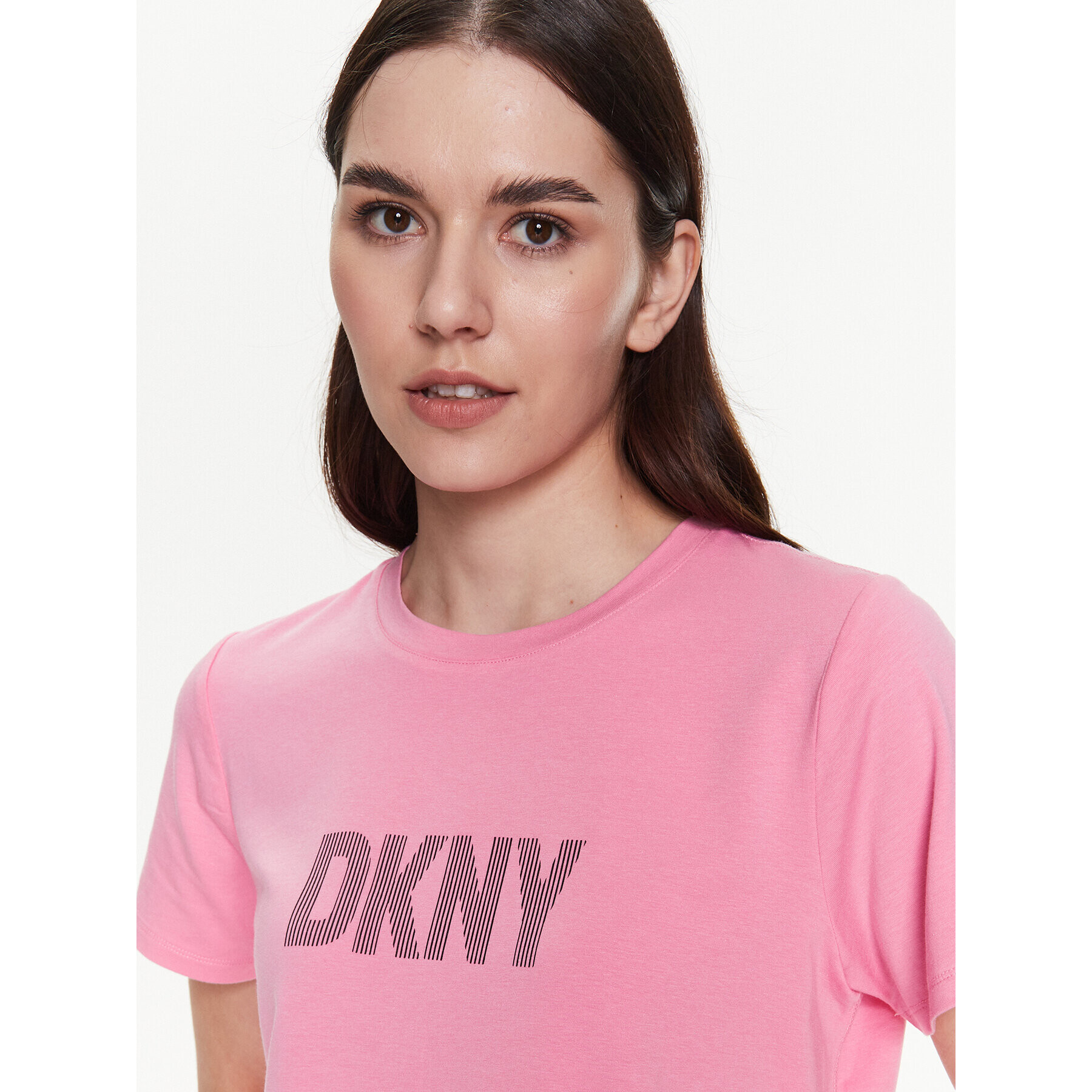 DKNY Sport Тишърт DP2T6749 Розов Classic Fit - Pepit.bg