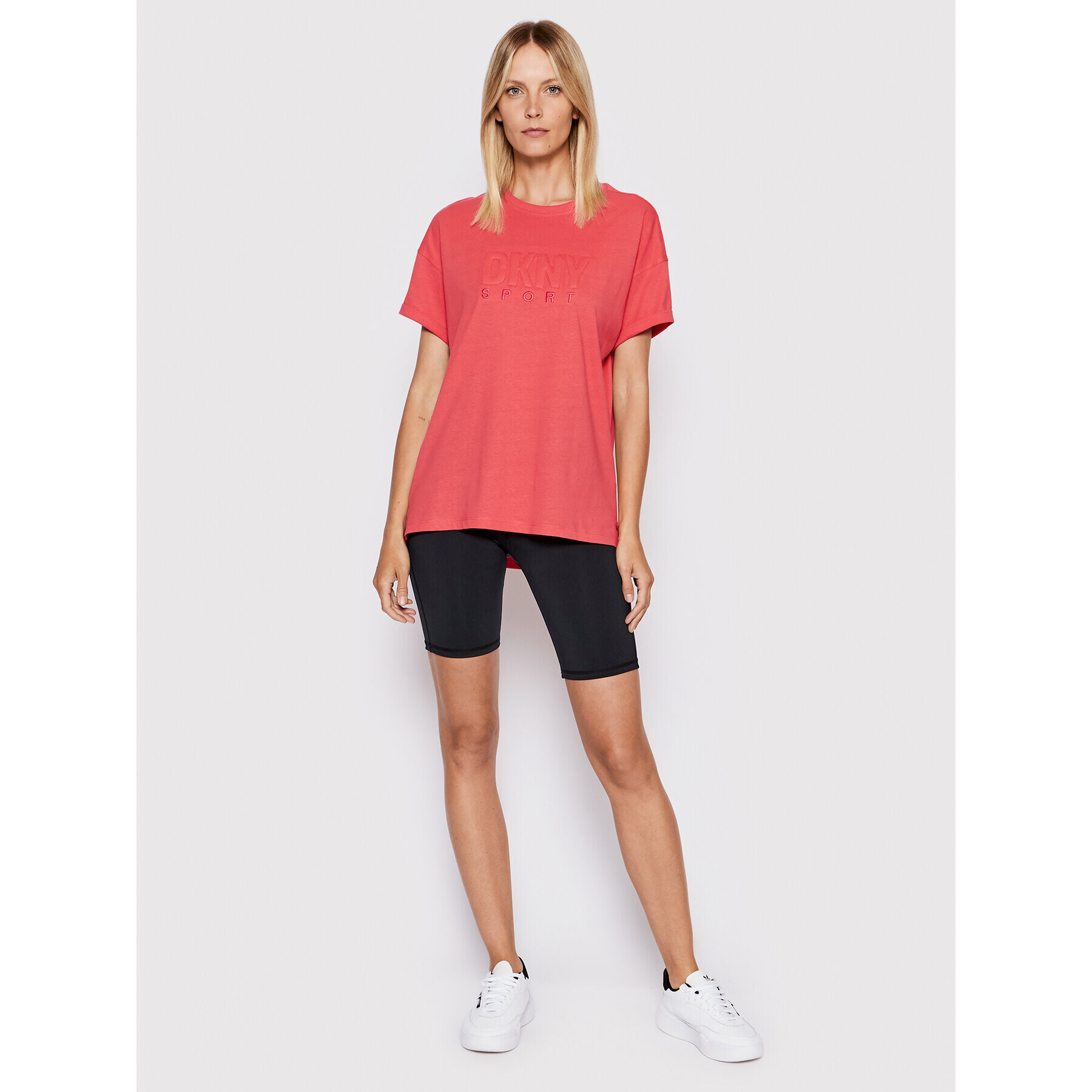DKNY Sport Тишърт DP2T8588 Розов Regular Fit - Pepit.bg