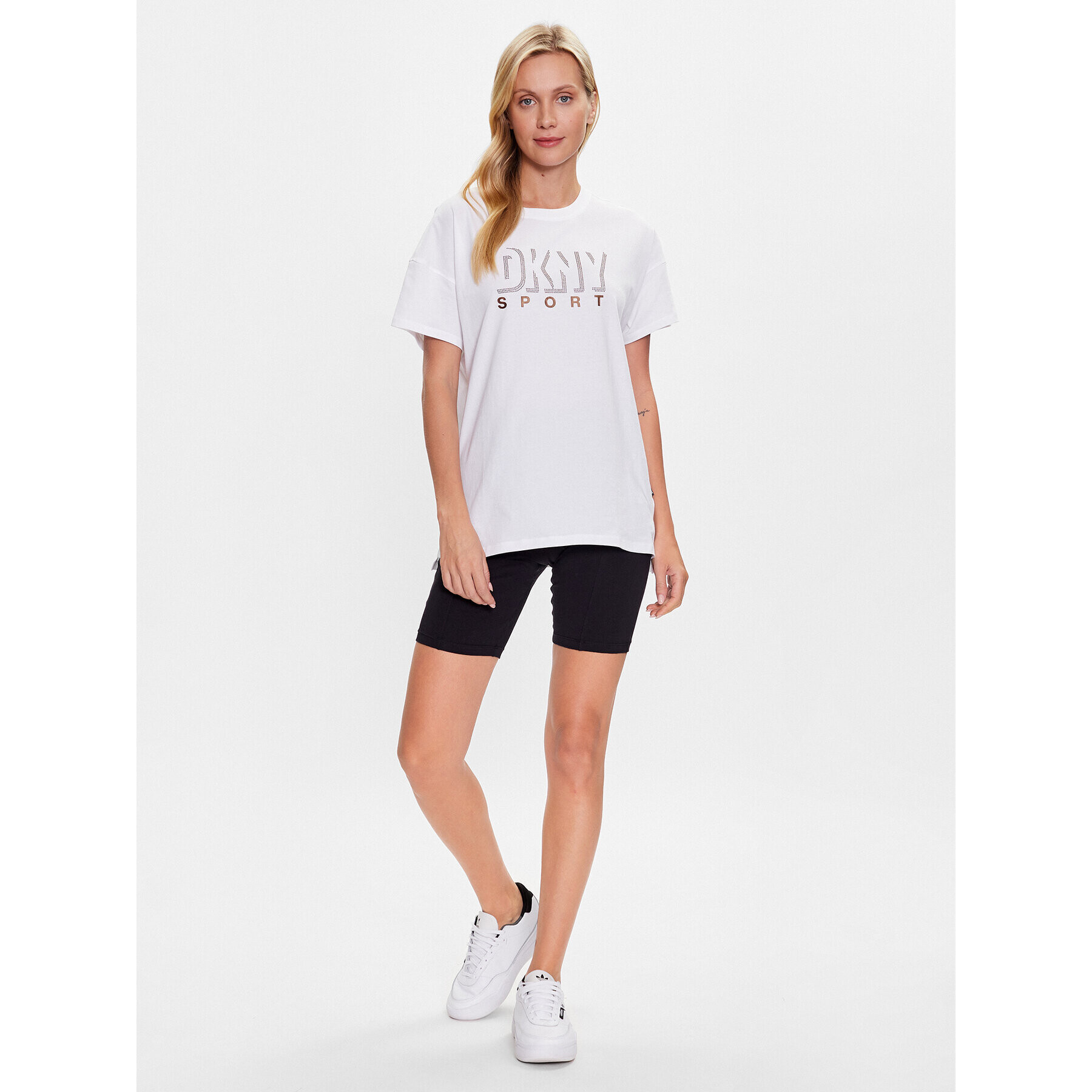 DKNY Sport Тишърт DP2T9148 Бял Classic Fit - Pepit.bg