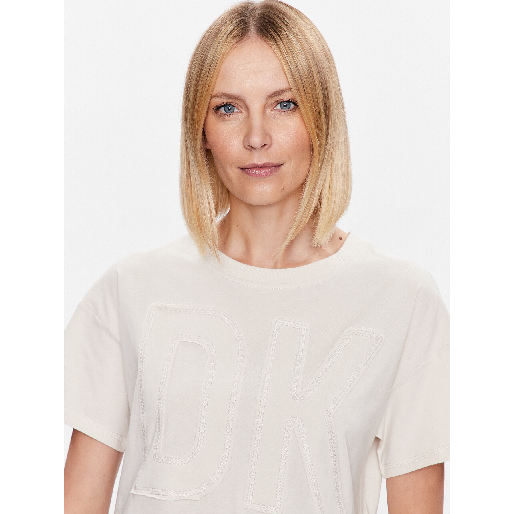 DKNY Sport Тишърт DP3T9218 Бежов Classic Fit - Pepit.bg