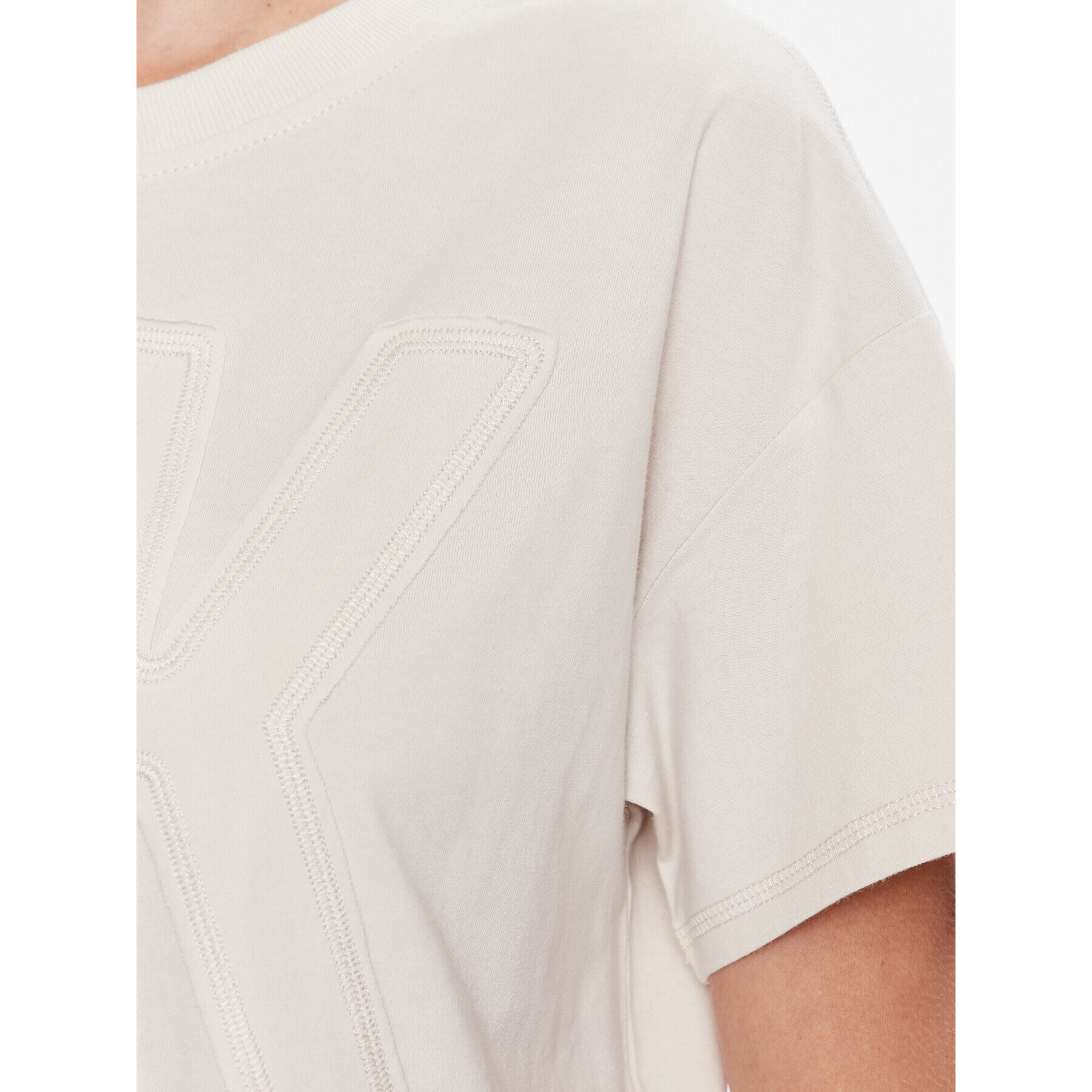DKNY Sport Тишърт DP3T9218 Бежов Classic Fit - Pepit.bg