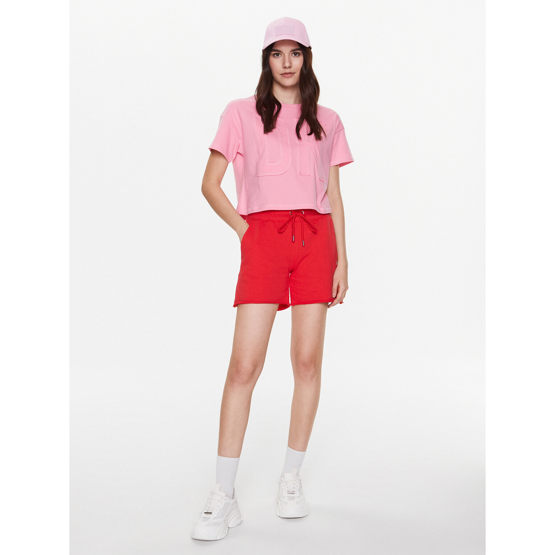 DKNY Sport Тишърт DP3T9218 Розов Classic Fit - Pepit.bg