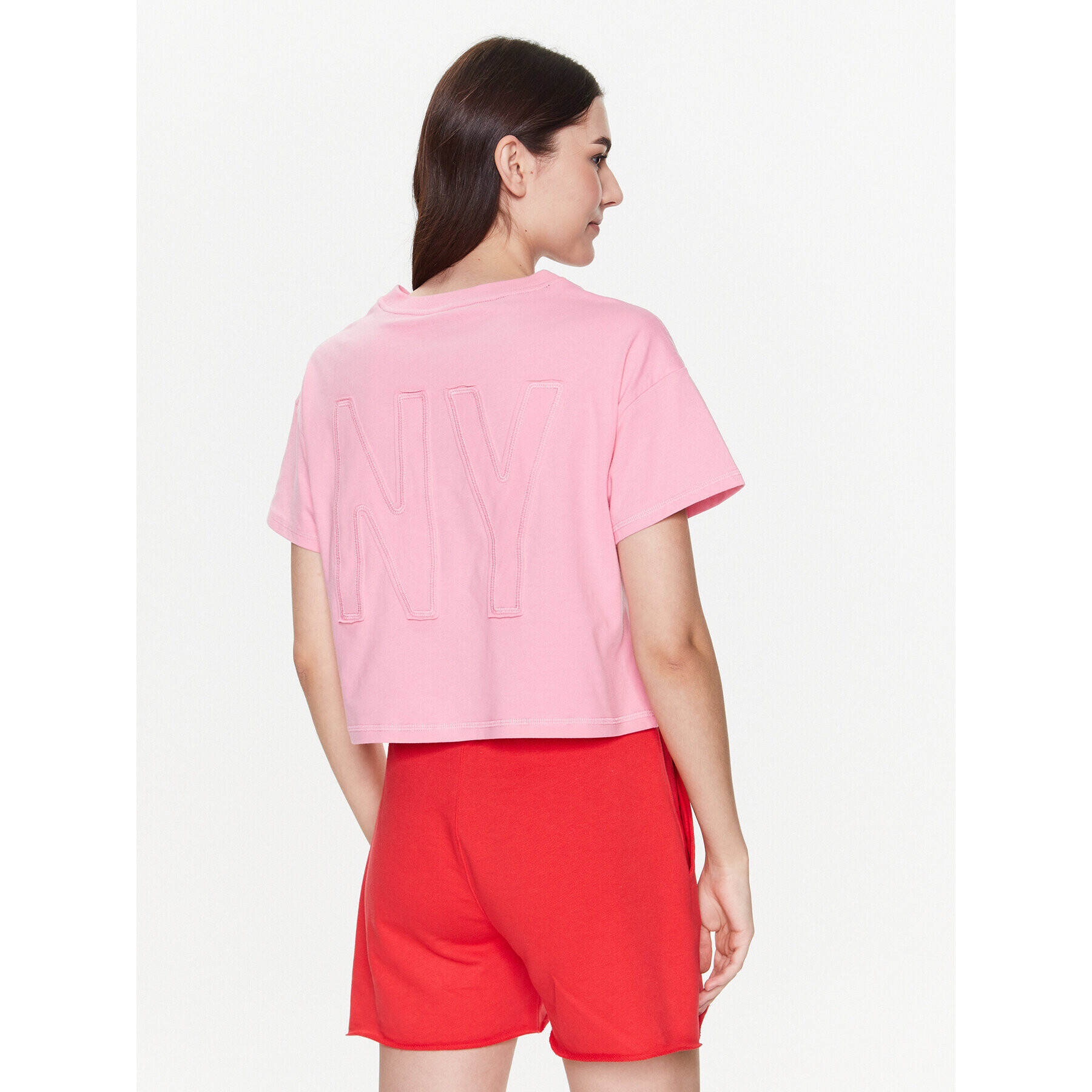 DKNY Sport Тишърт DP3T9218 Розов Classic Fit - Pepit.bg