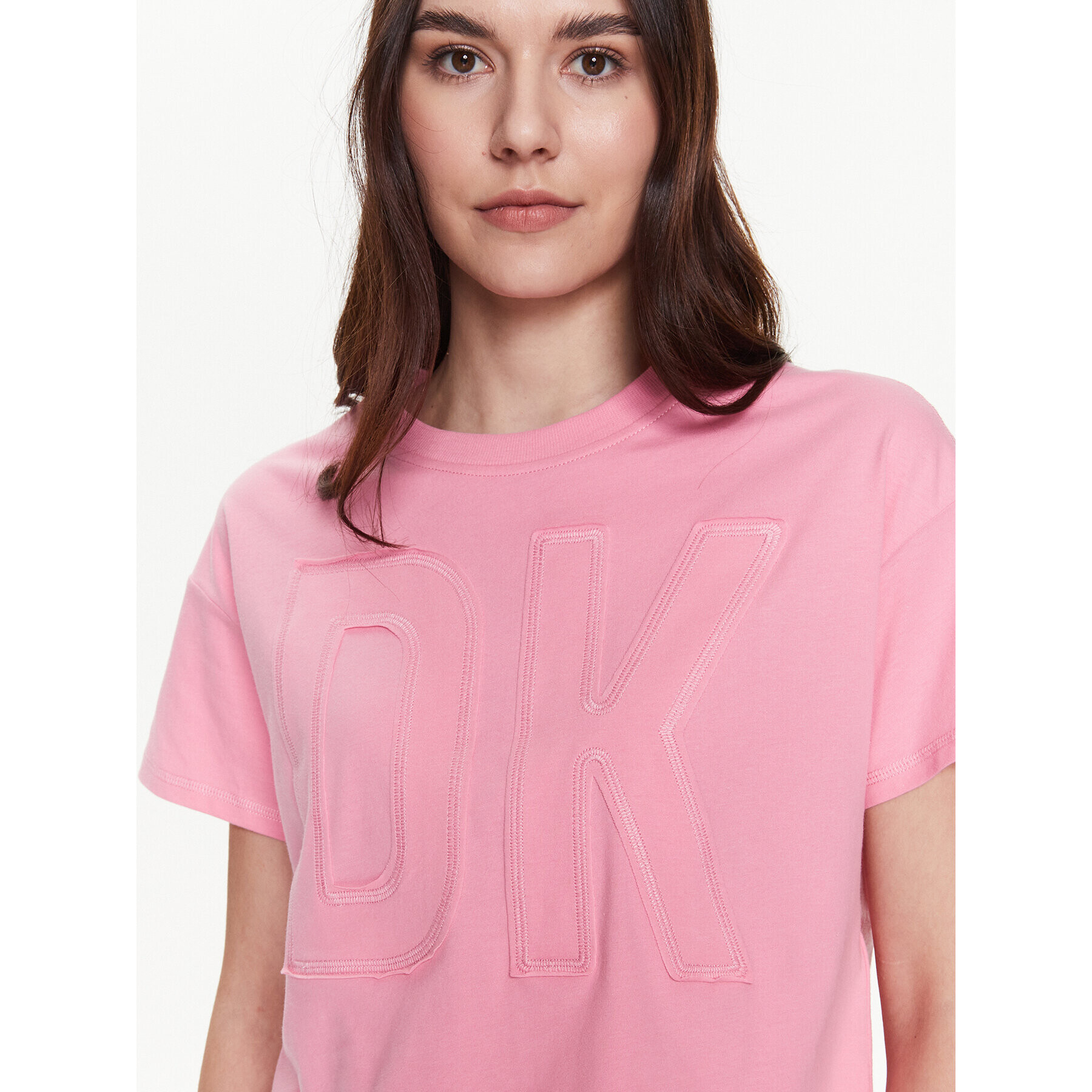 DKNY Sport Тишърт DP3T9218 Розов Classic Fit - Pepit.bg