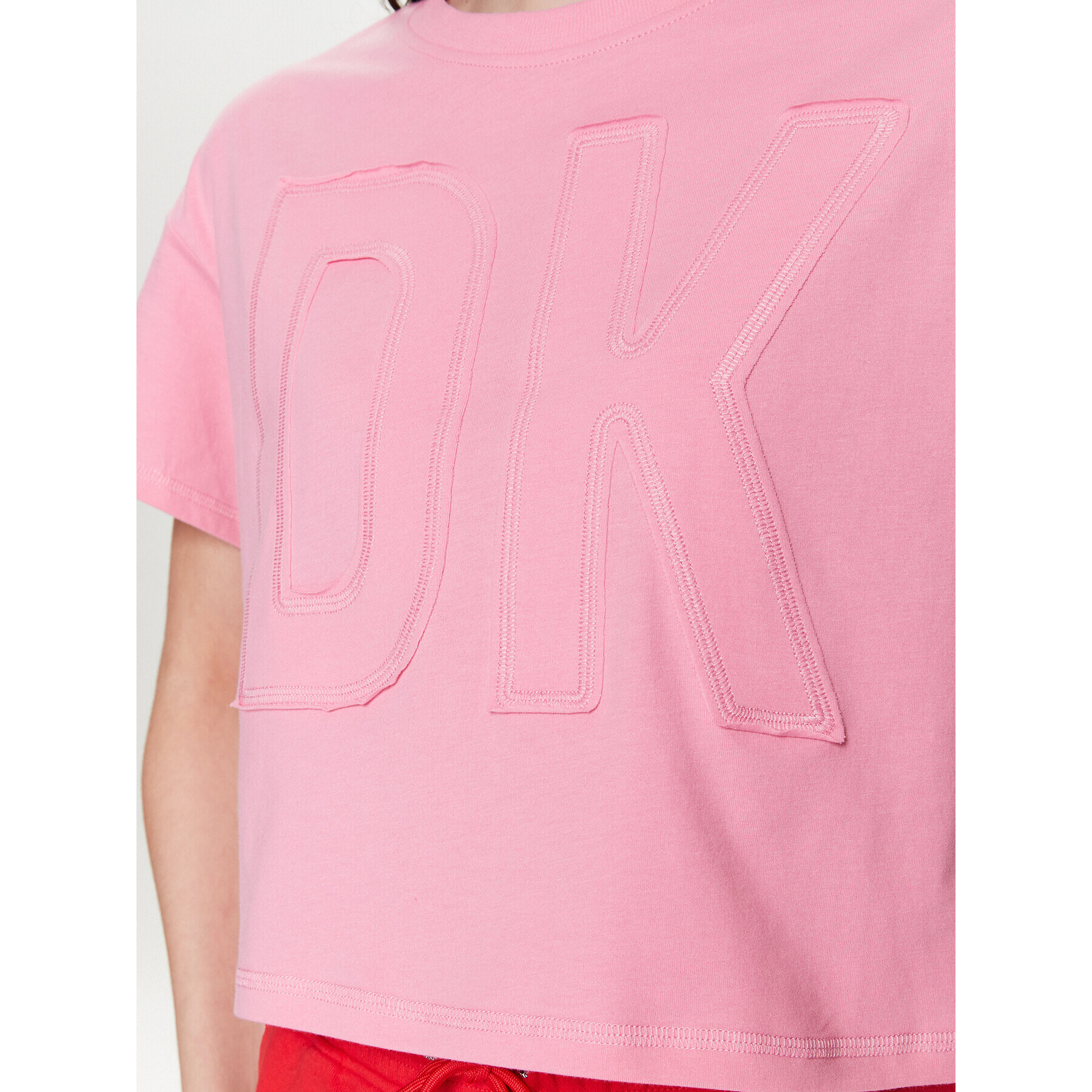 DKNY Sport Тишърт DP3T9218 Розов Classic Fit - Pepit.bg
