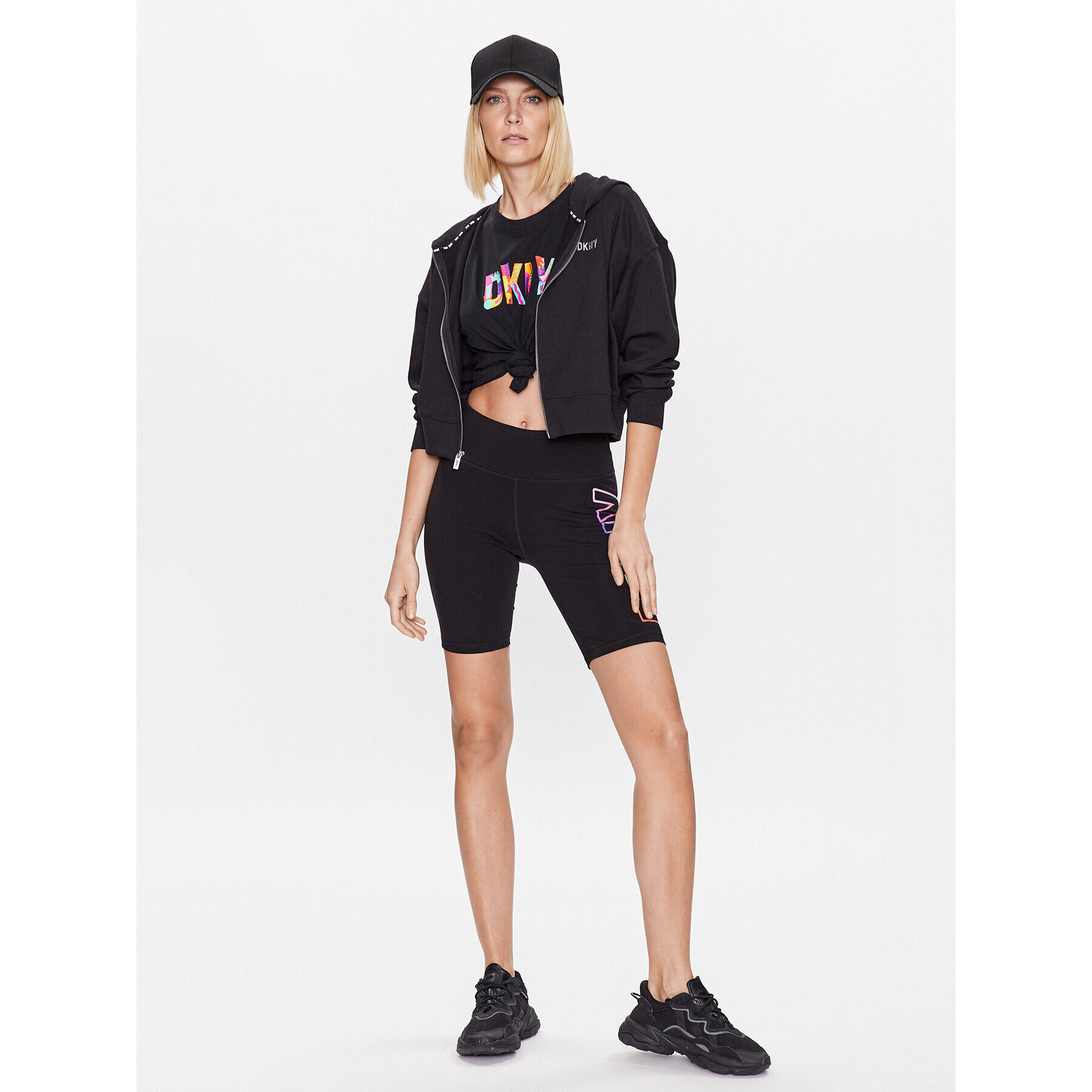 DKNY Sport Тишърт DP3T9363 Черен Classic Fit - Pepit.bg