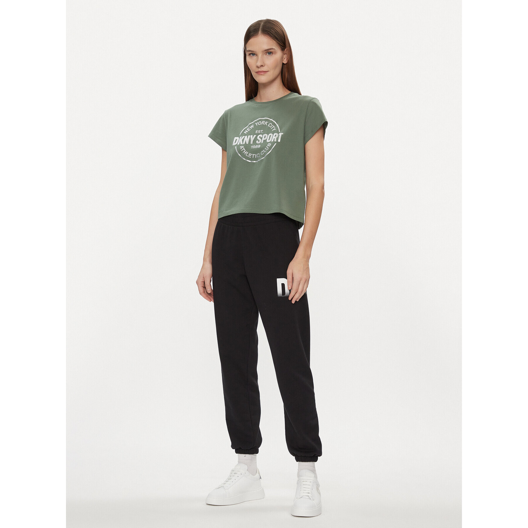 DKNY Sport Тишърт DP3T9563 Зелен Relaxed Fit - Pepit.bg