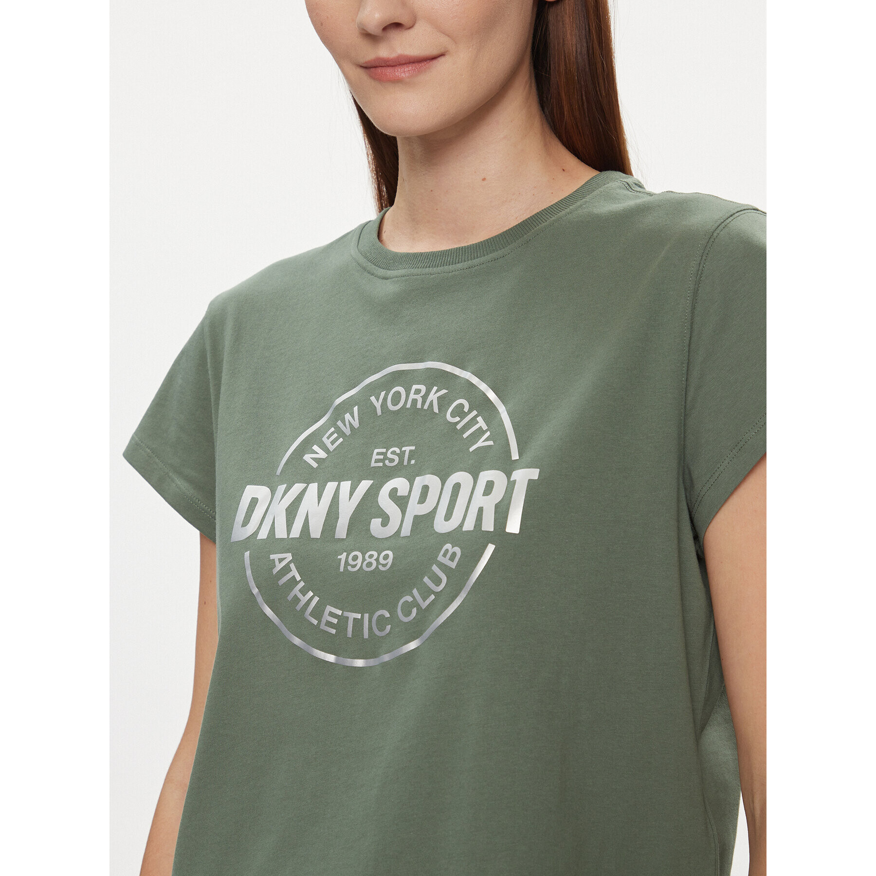 DKNY Sport Тишърт DP3T9563 Зелен Relaxed Fit - Pepit.bg