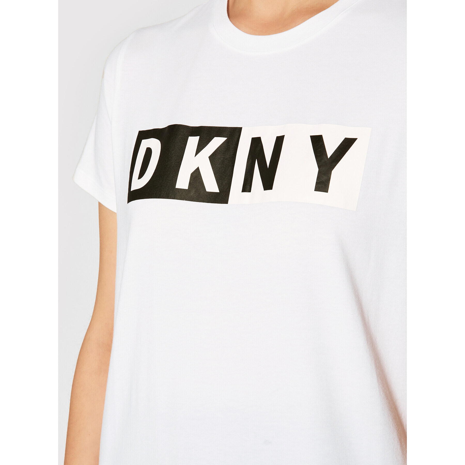 DKNY Sport Тишърт DP8T5894 Бял Regular Fit - Pepit.bg