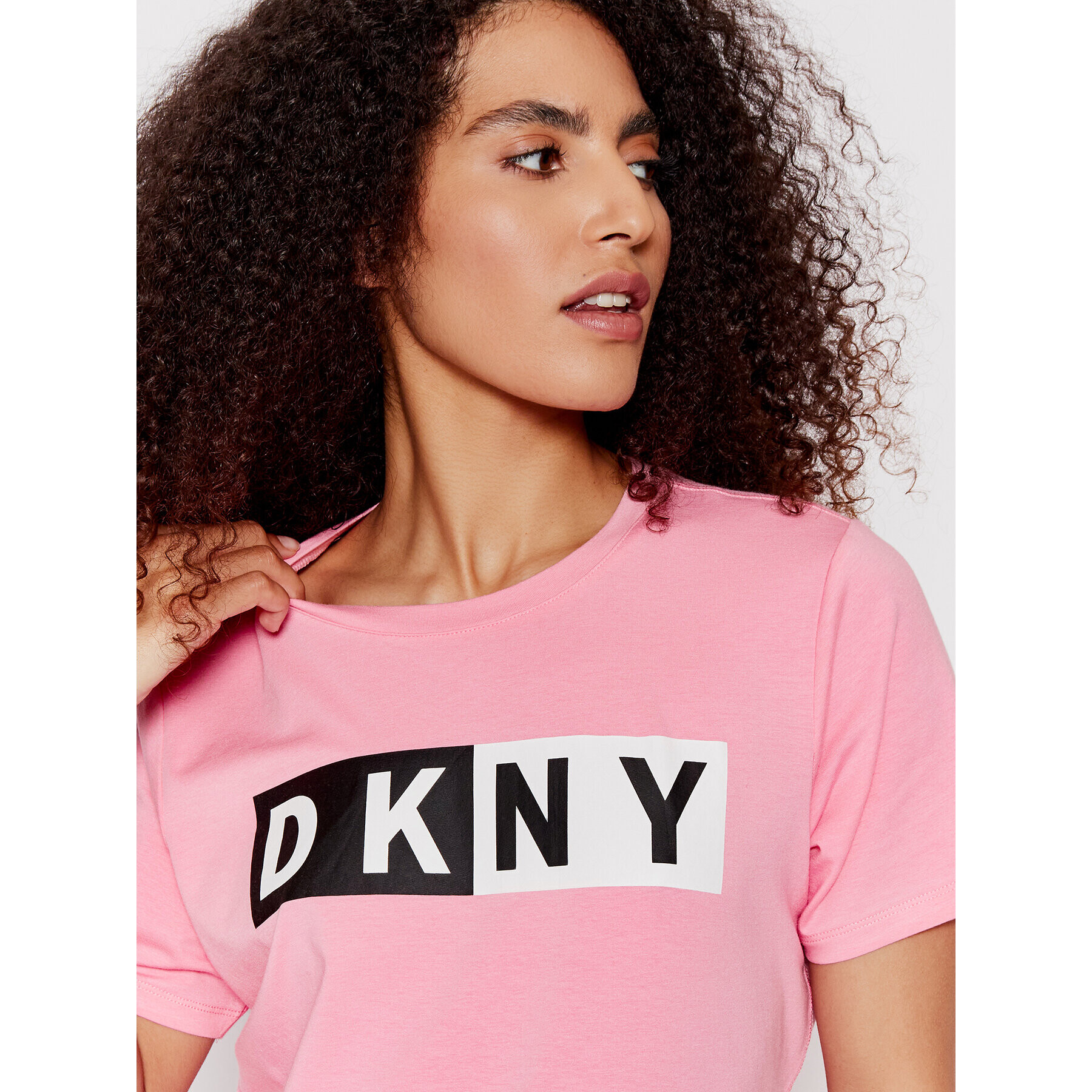 DKNY Sport Тишърт DP8T5894 Розов Regular Fit - Pepit.bg