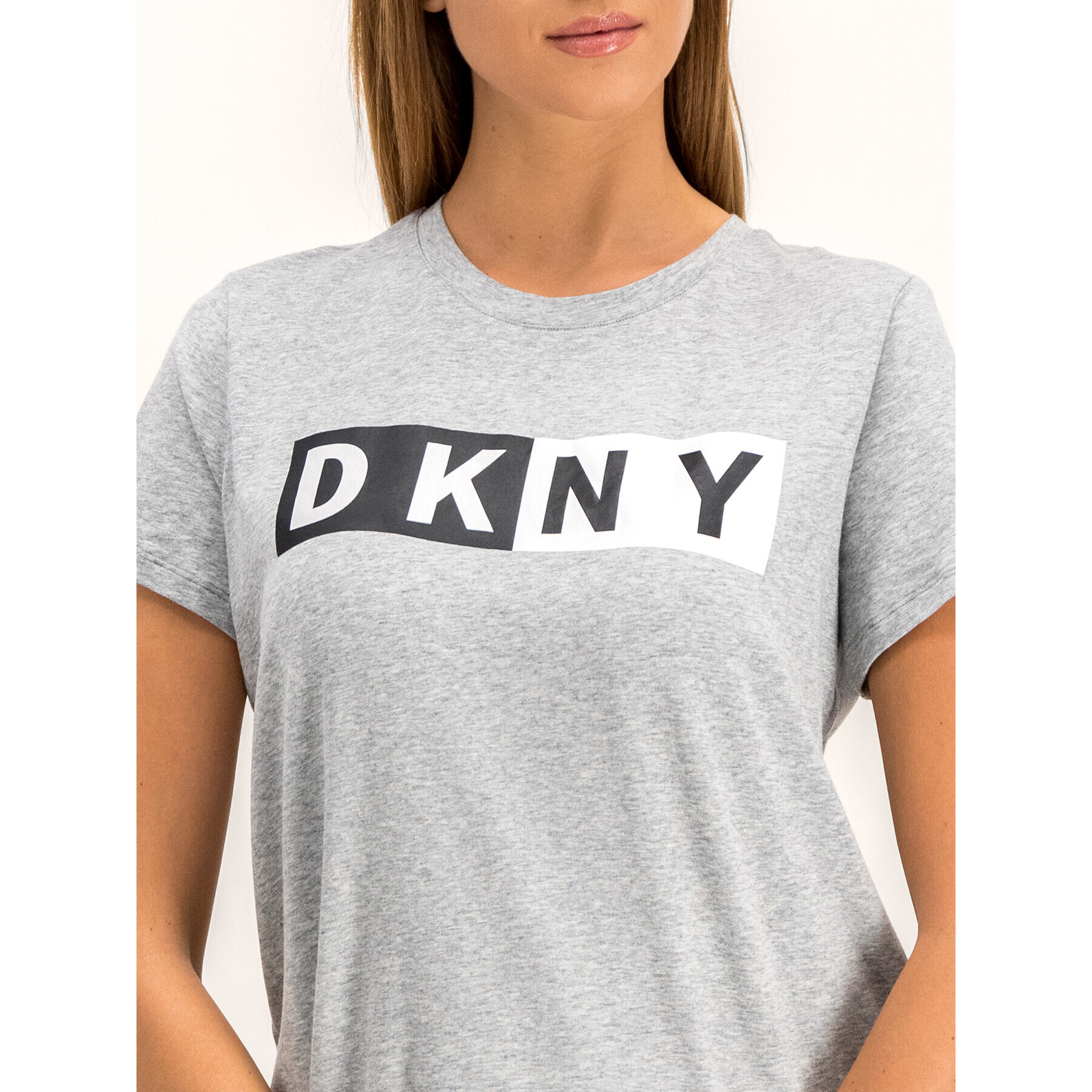 DKNY Sport Тишърт DP8T5894 Сив Regular Fit - Pepit.bg