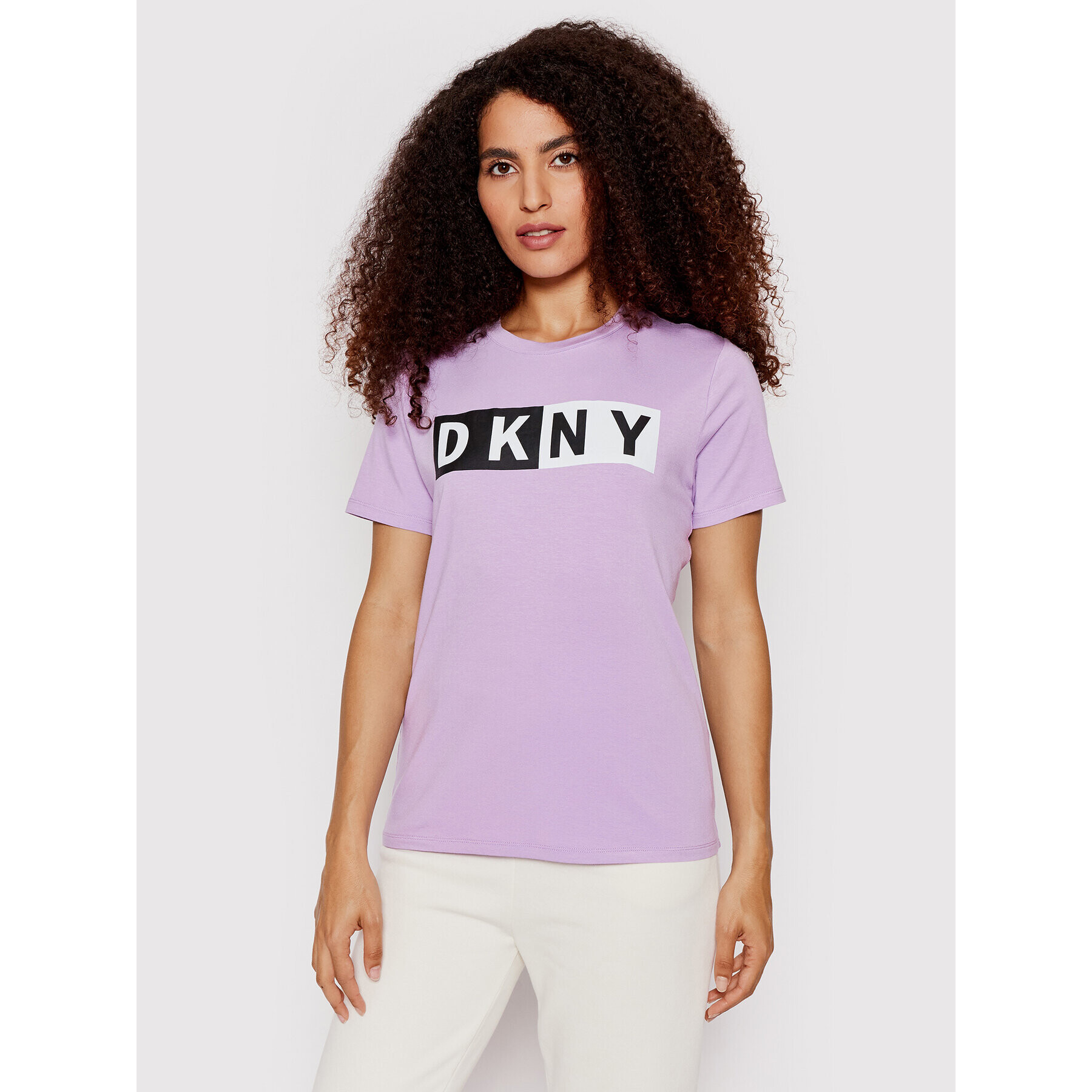 DKNY Sport Тишърт DP8T5894 Виолетов Regular Fit - Pepit.bg