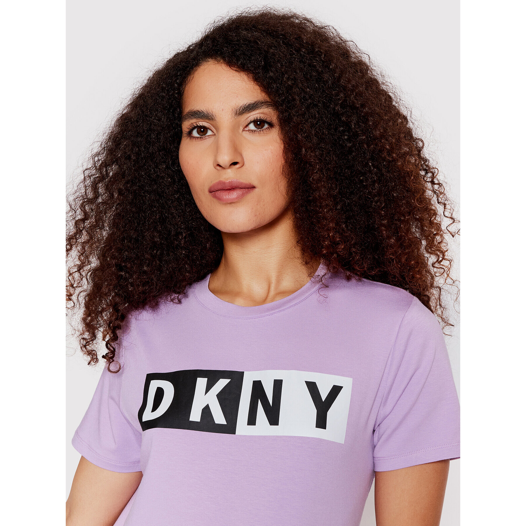 DKNY Sport Тишърт DP8T5894 Виолетов Regular Fit - Pepit.bg