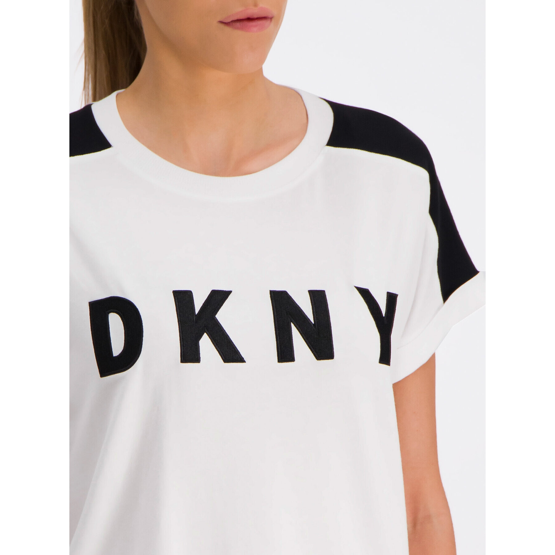 DKNY Sport Тишърт DP9T6629 Бял Relaxed Fit - Pepit.bg