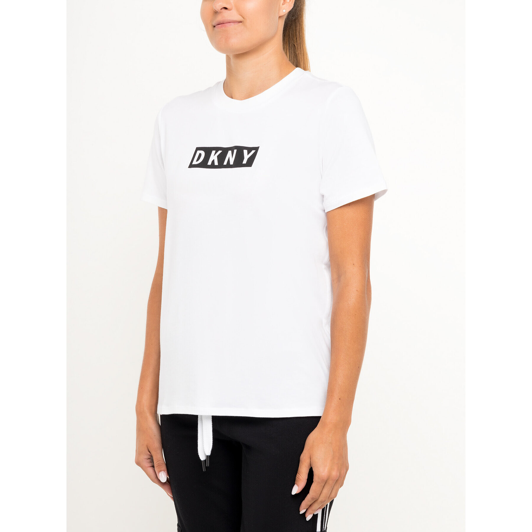 DKNY Sport Тишърт DP9T6745 Бял Regular Fit - Pepit.bg