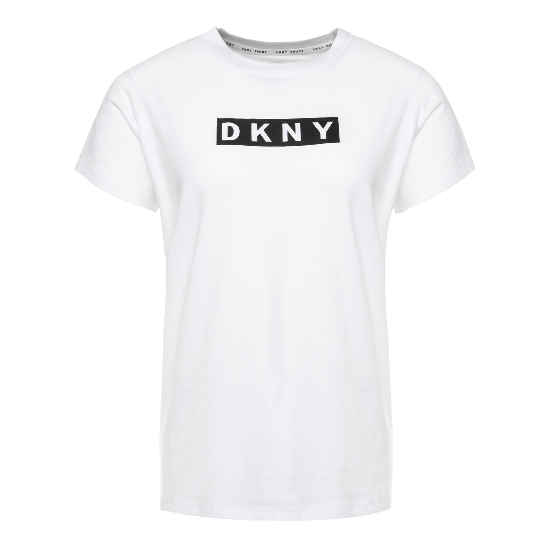 DKNY Sport Тишърт DP9T6745 Бял Regular Fit - Pepit.bg