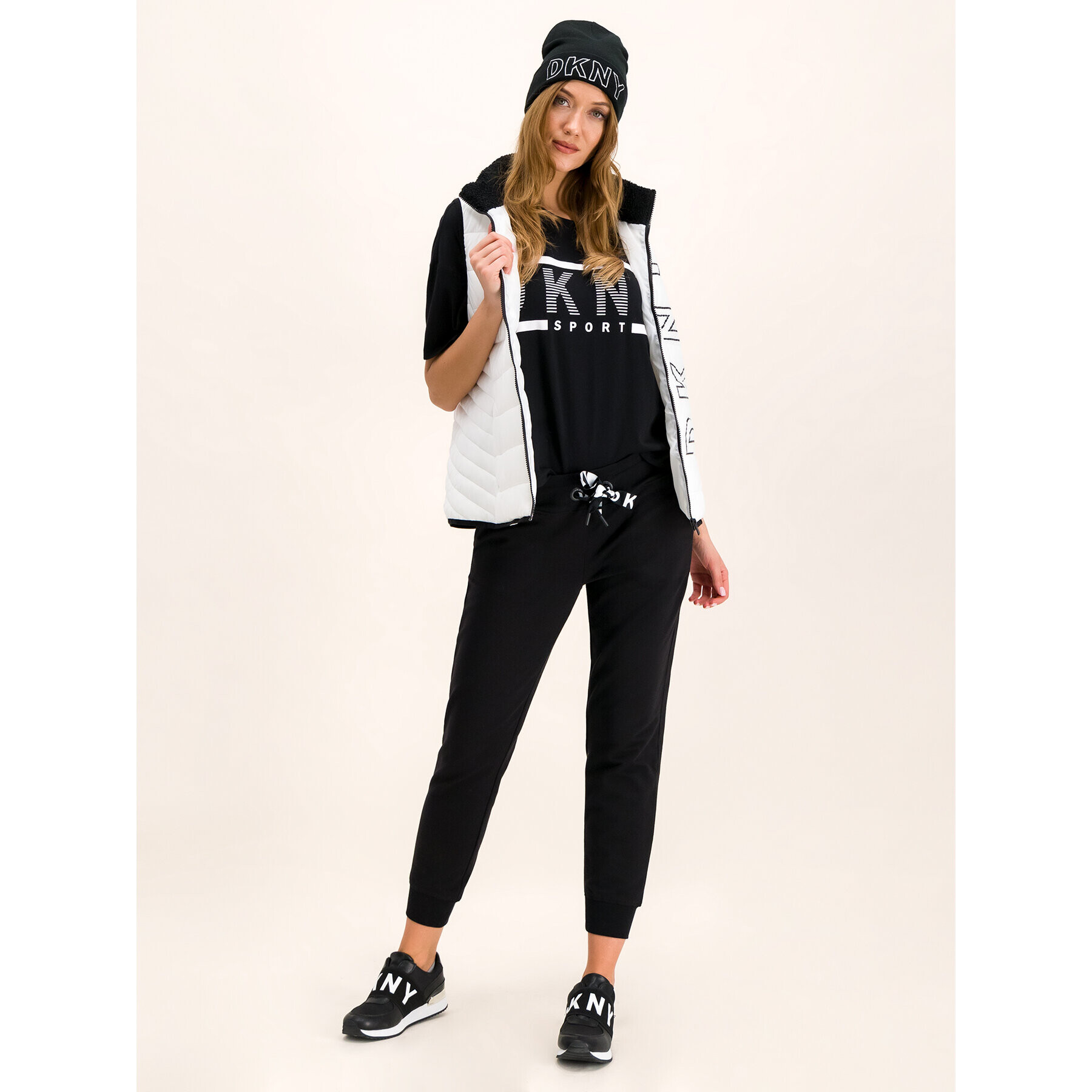 DKNY Sport Тишърт DP9T6849 Черен Regular Fit - Pepit.bg