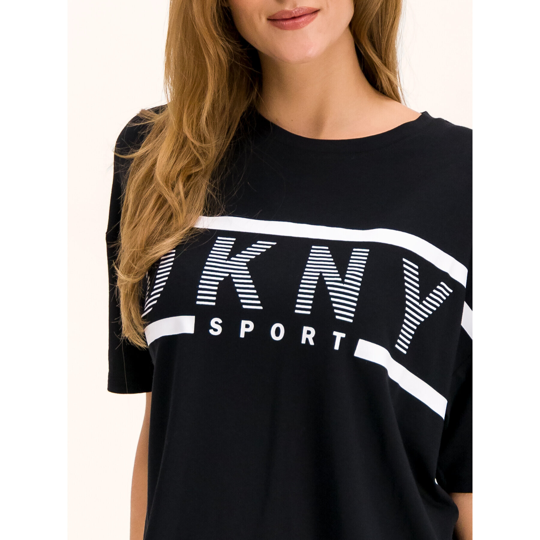 DKNY Sport Тишърт DP9T6849 Черен Regular Fit - Pepit.bg