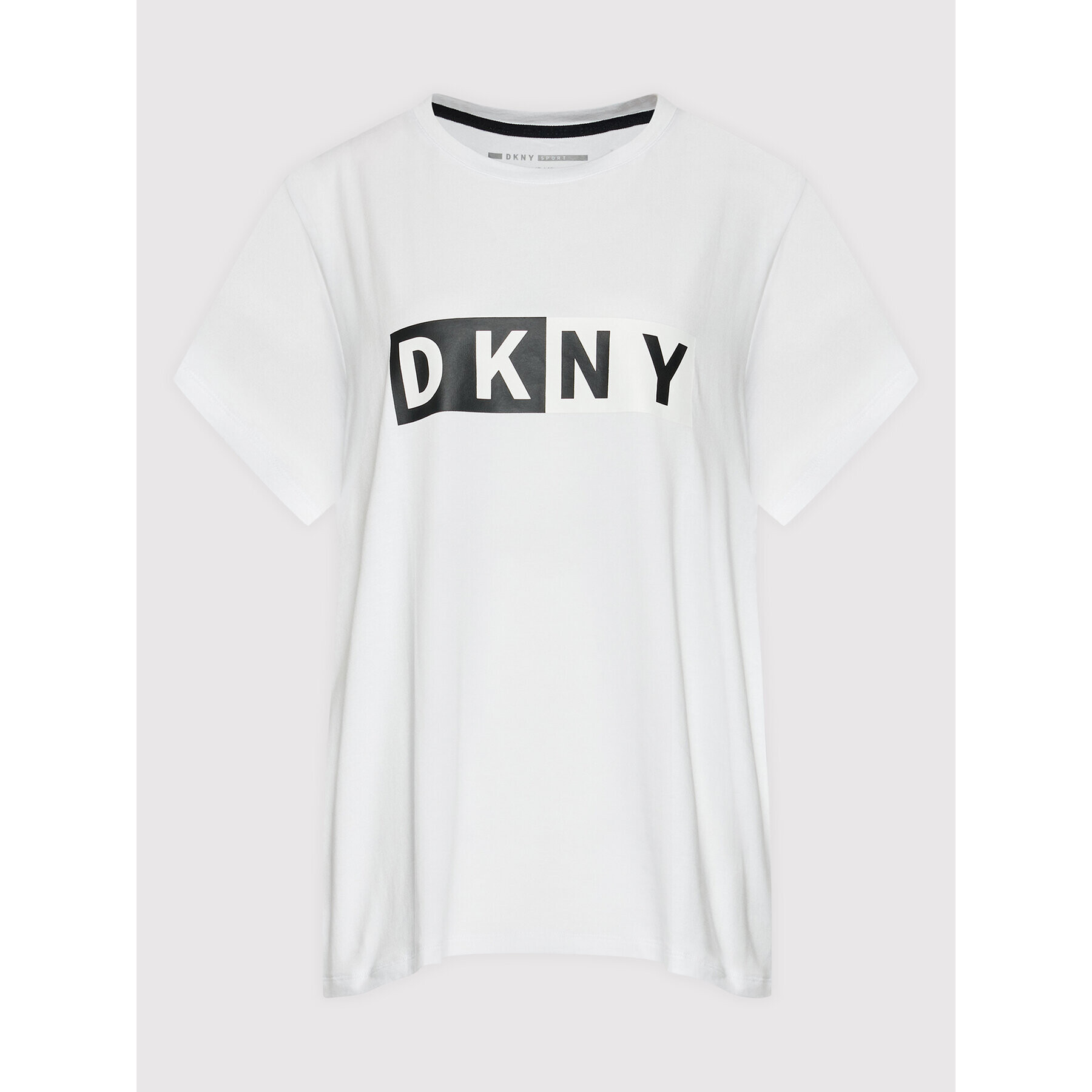 DKNY Sport Тишърт DPPT5894 Бял Regular Fit - Pepit.bg