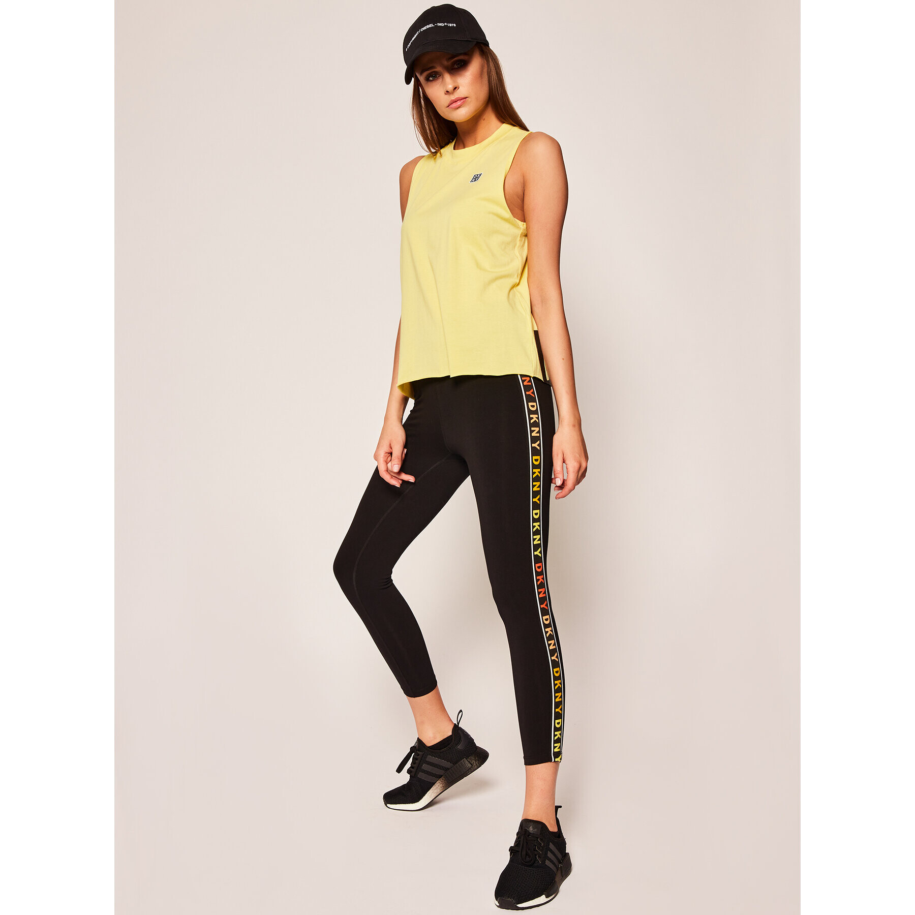 DKNY Sport Топ DP0T7194 Жълт Regular Fit - Pepit.bg