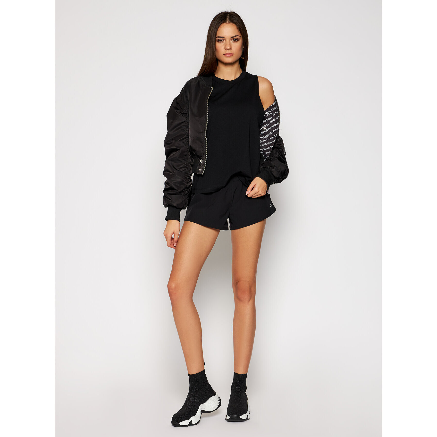 DKNY Sport топ DP0T7453 Черен Regular Fit - Pepit.bg