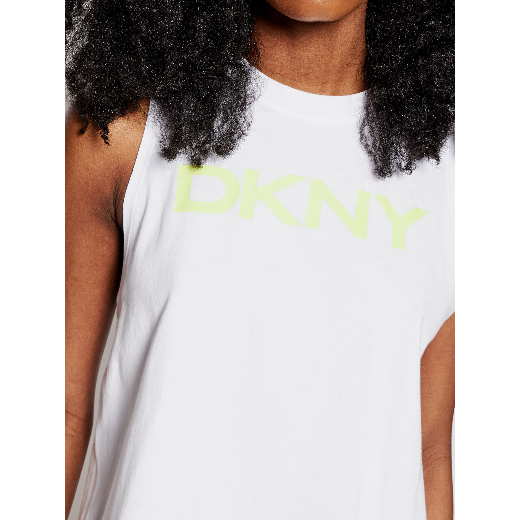 DKNY Sport топ DP1T8084 Бял Relaxed Fit - Pepit.bg