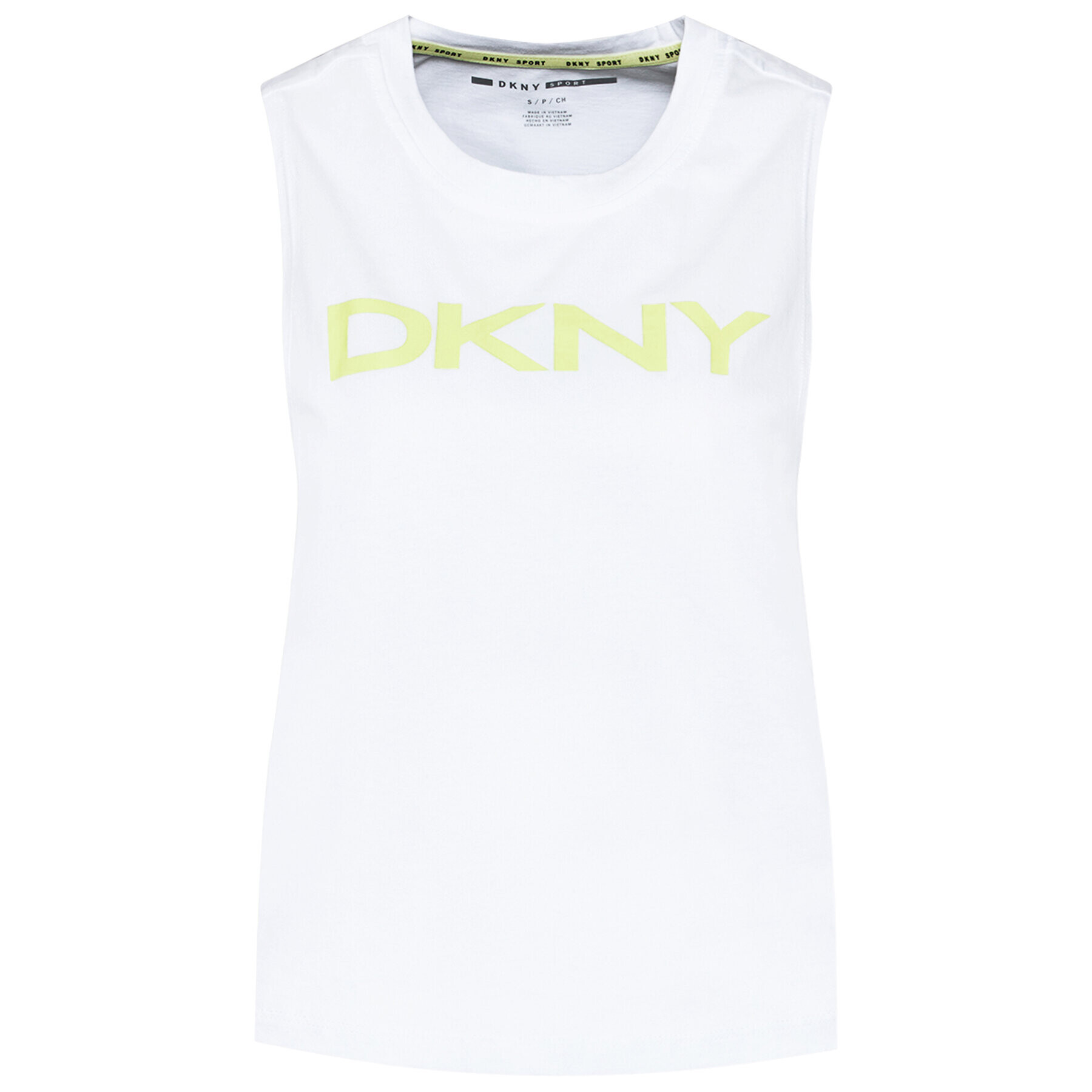 DKNY Sport топ DP1T8084 Бял Relaxed Fit - Pepit.bg