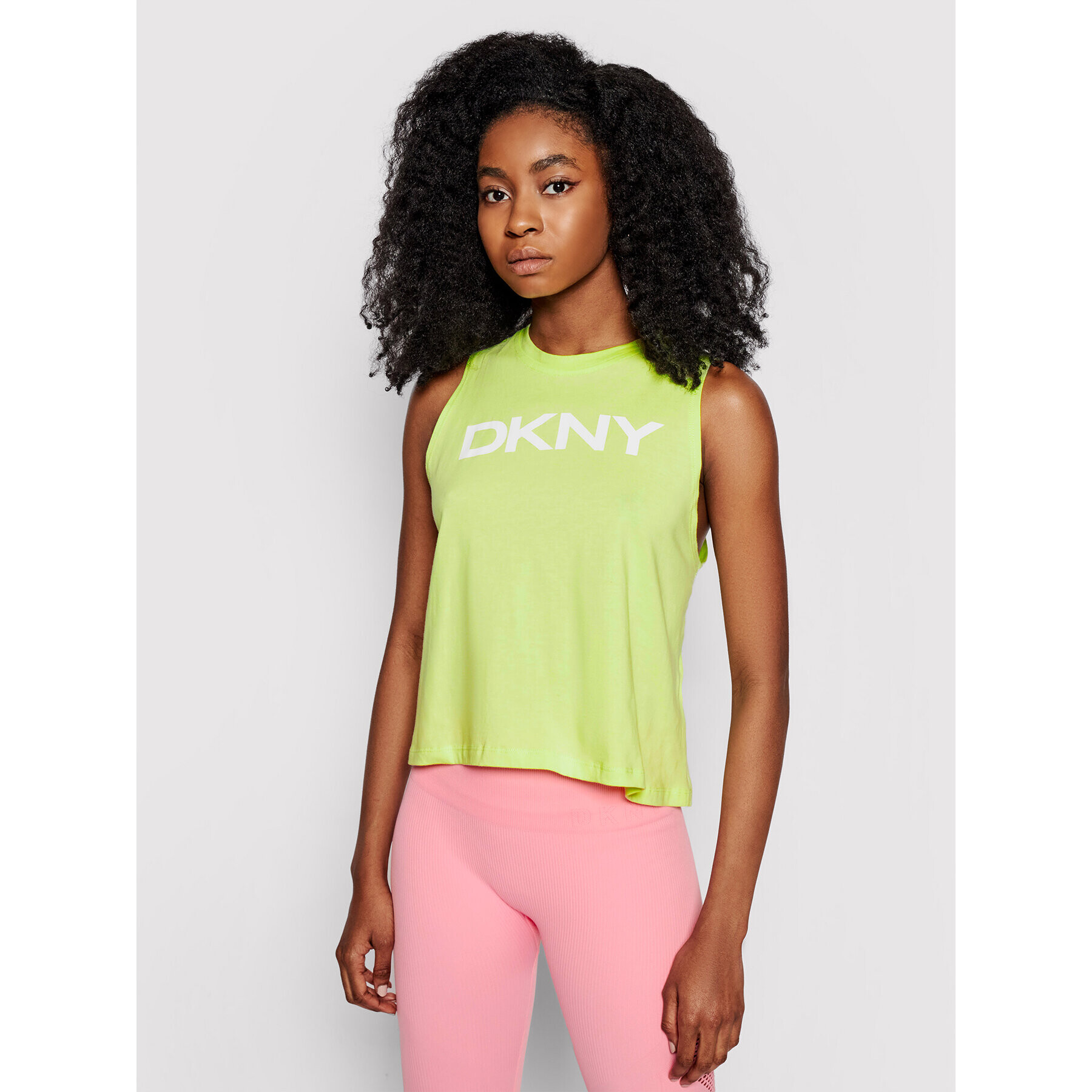 DKNY Sport топ DP1T8084 Зелен Relaxed Fit - Pepit.bg